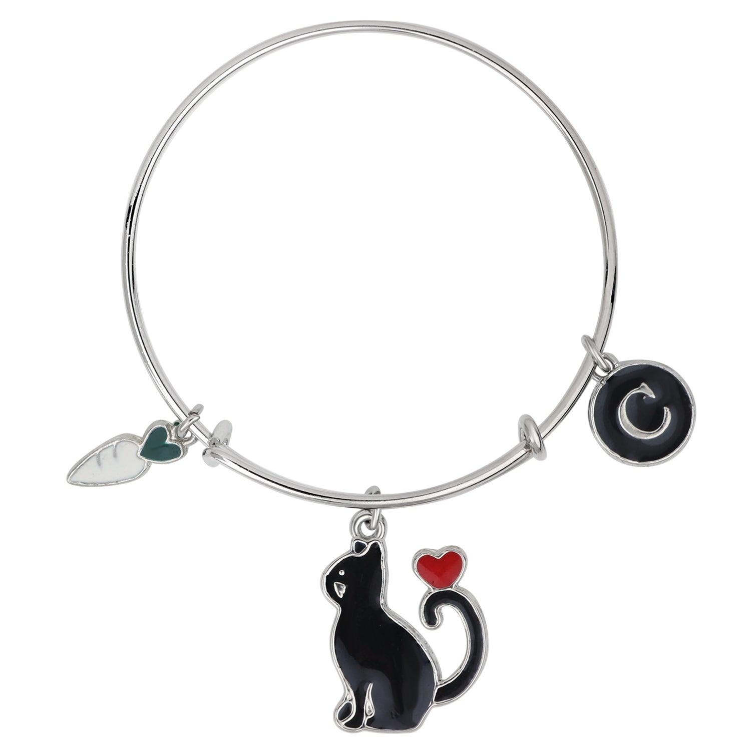 3 Colorful Meena Work Enamel Charms Kids Bracelets