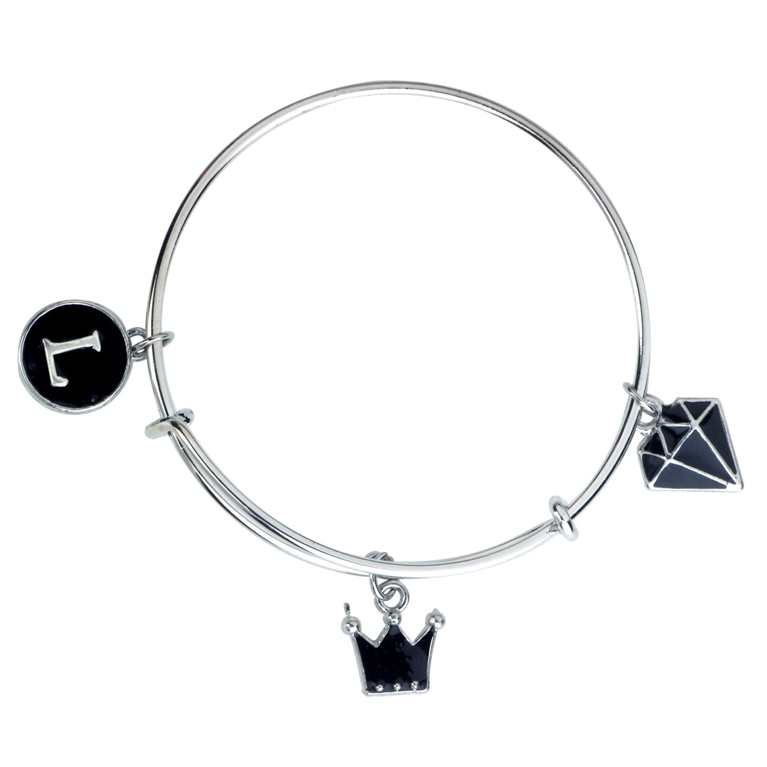 3 Colorful Meena Work Enamel Charms Kids Bracelets