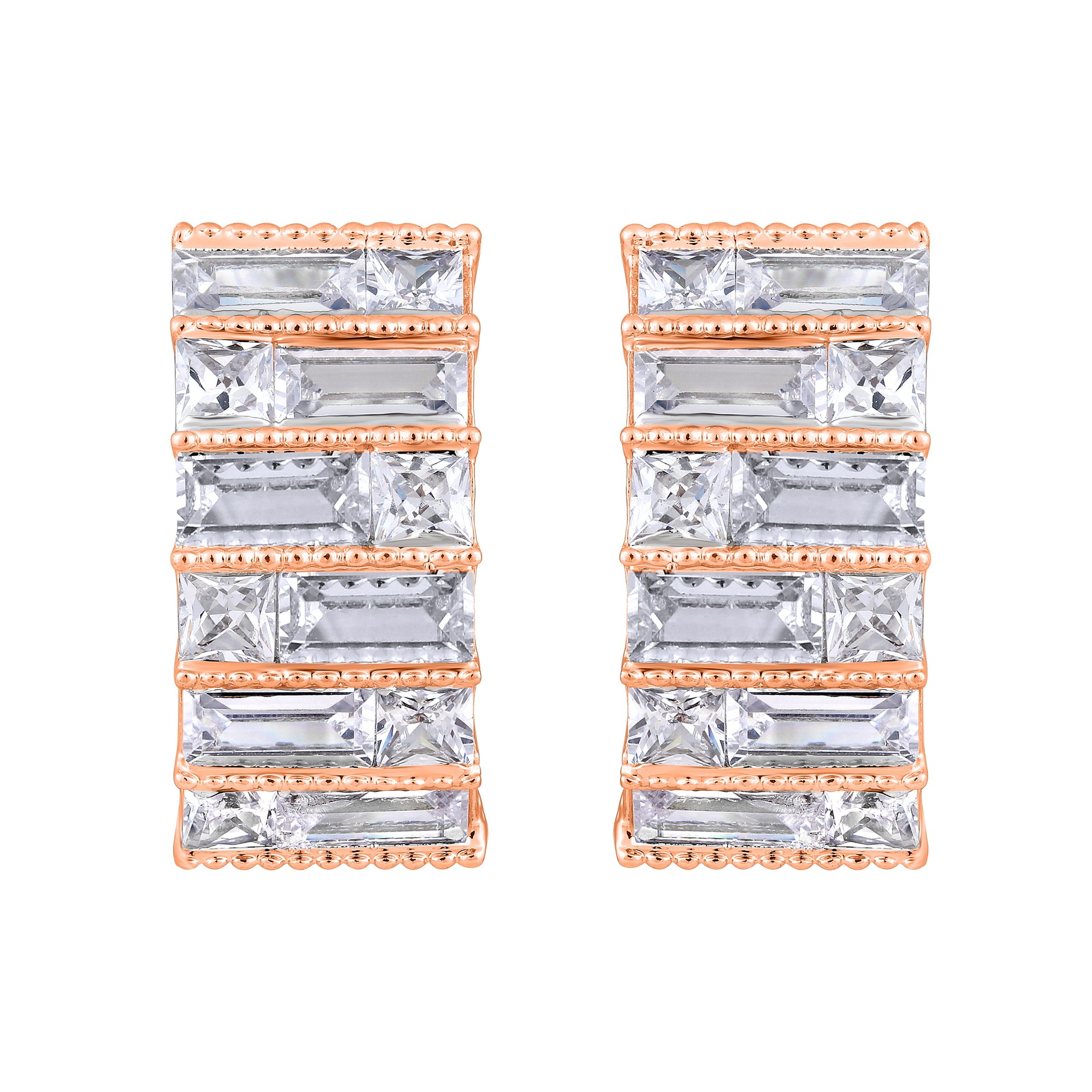 American Diamond Studed Earrings