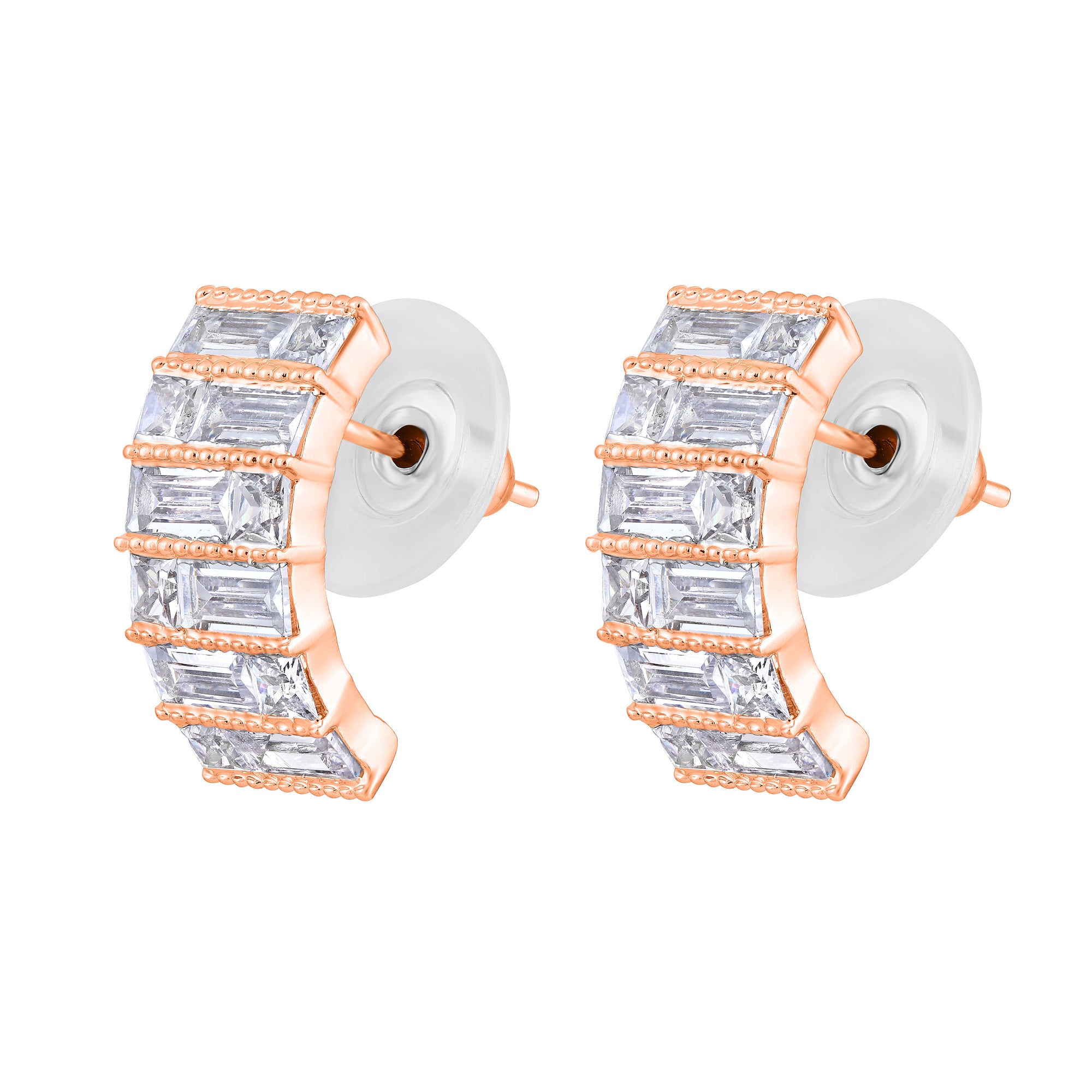 American Diamond Studed Earrings