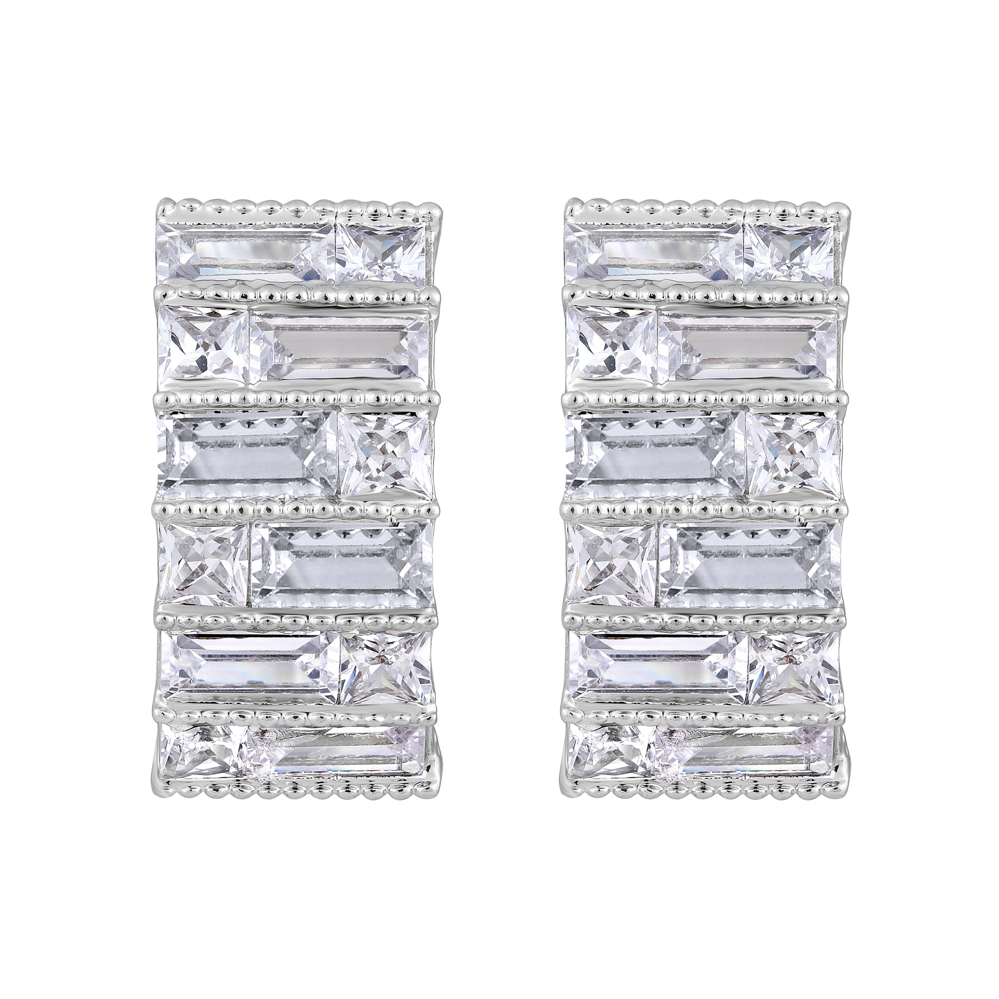 American Diamond Studed Earrings