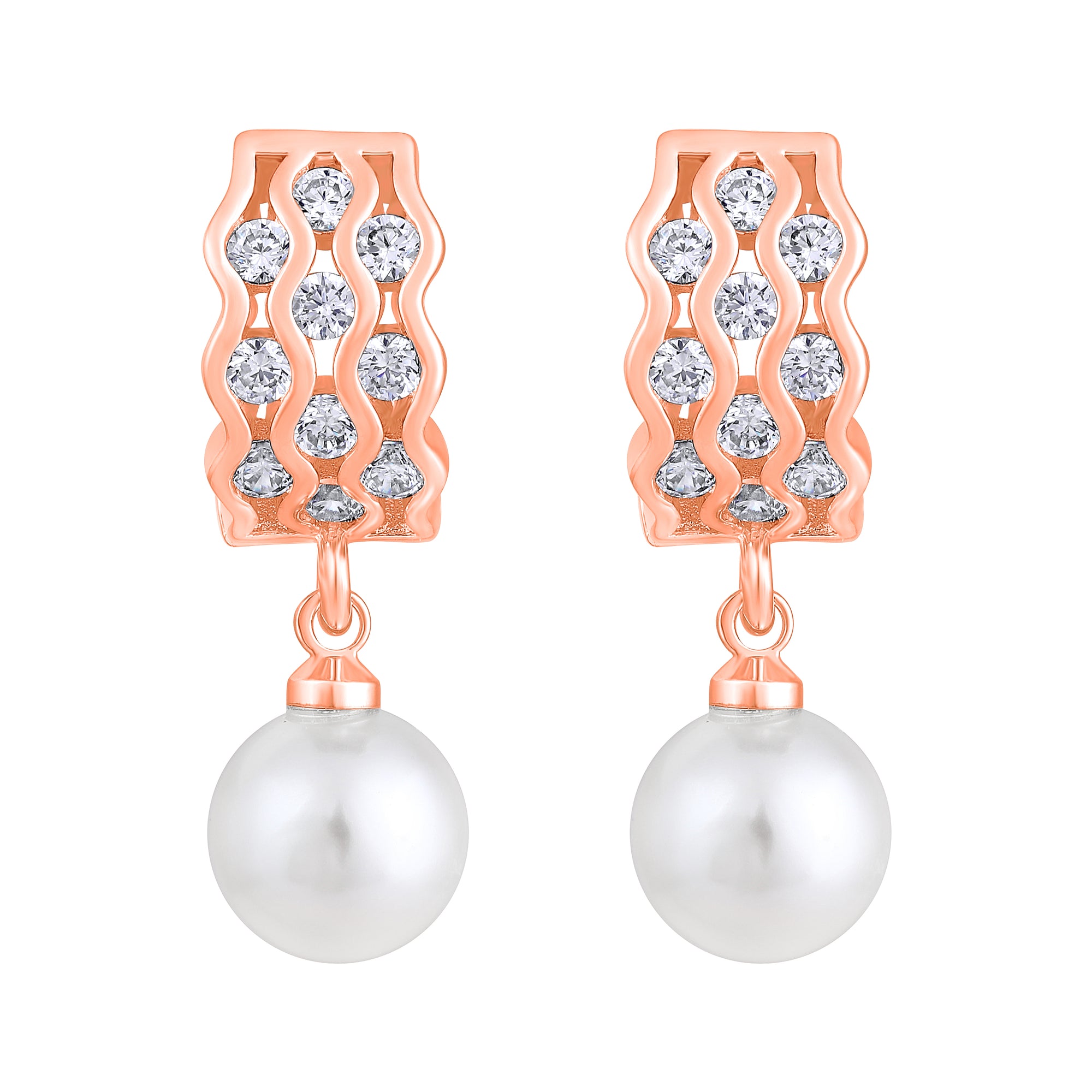 American Diamond Drop Earrings