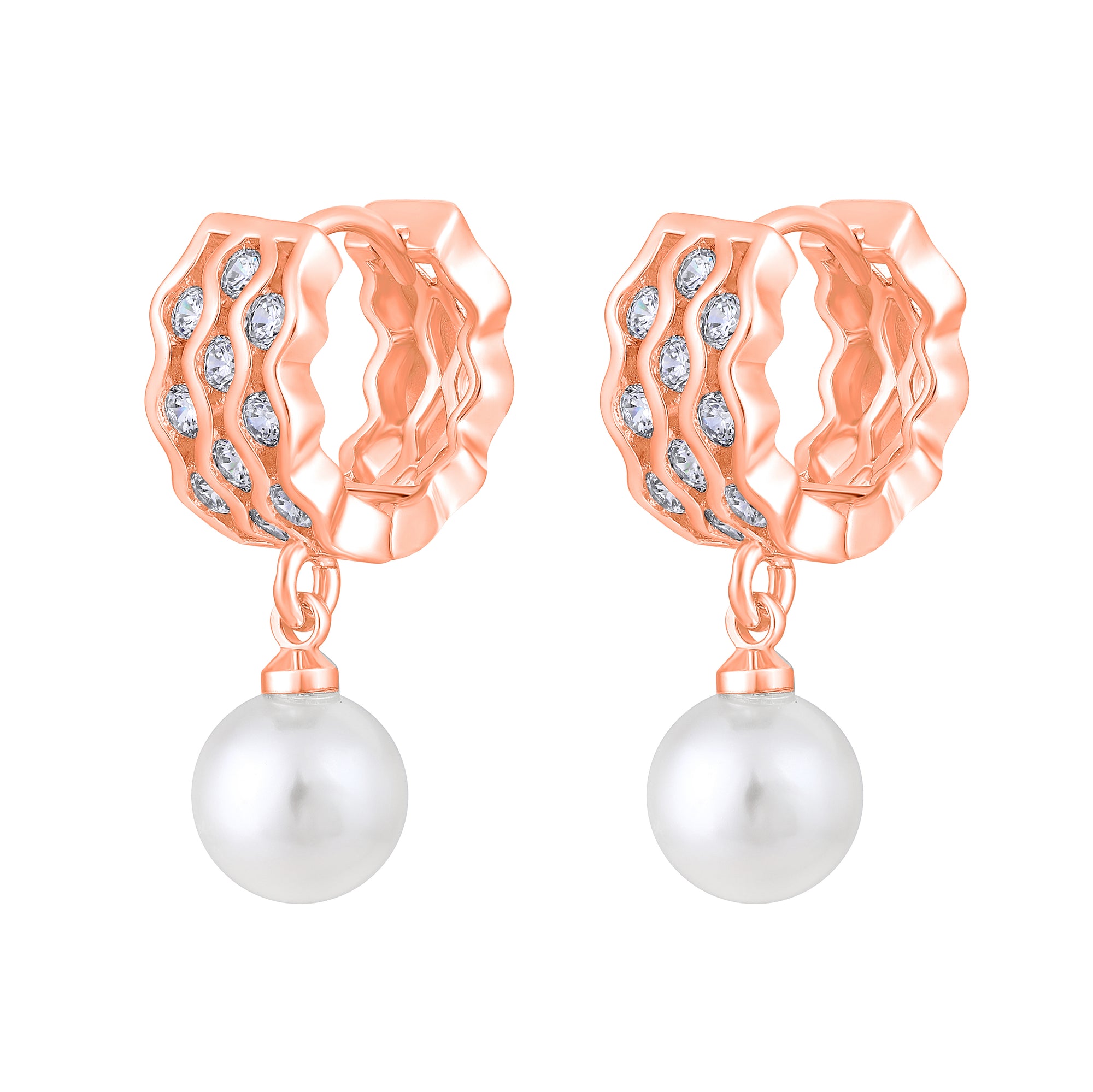 American Diamond Drop Earrings