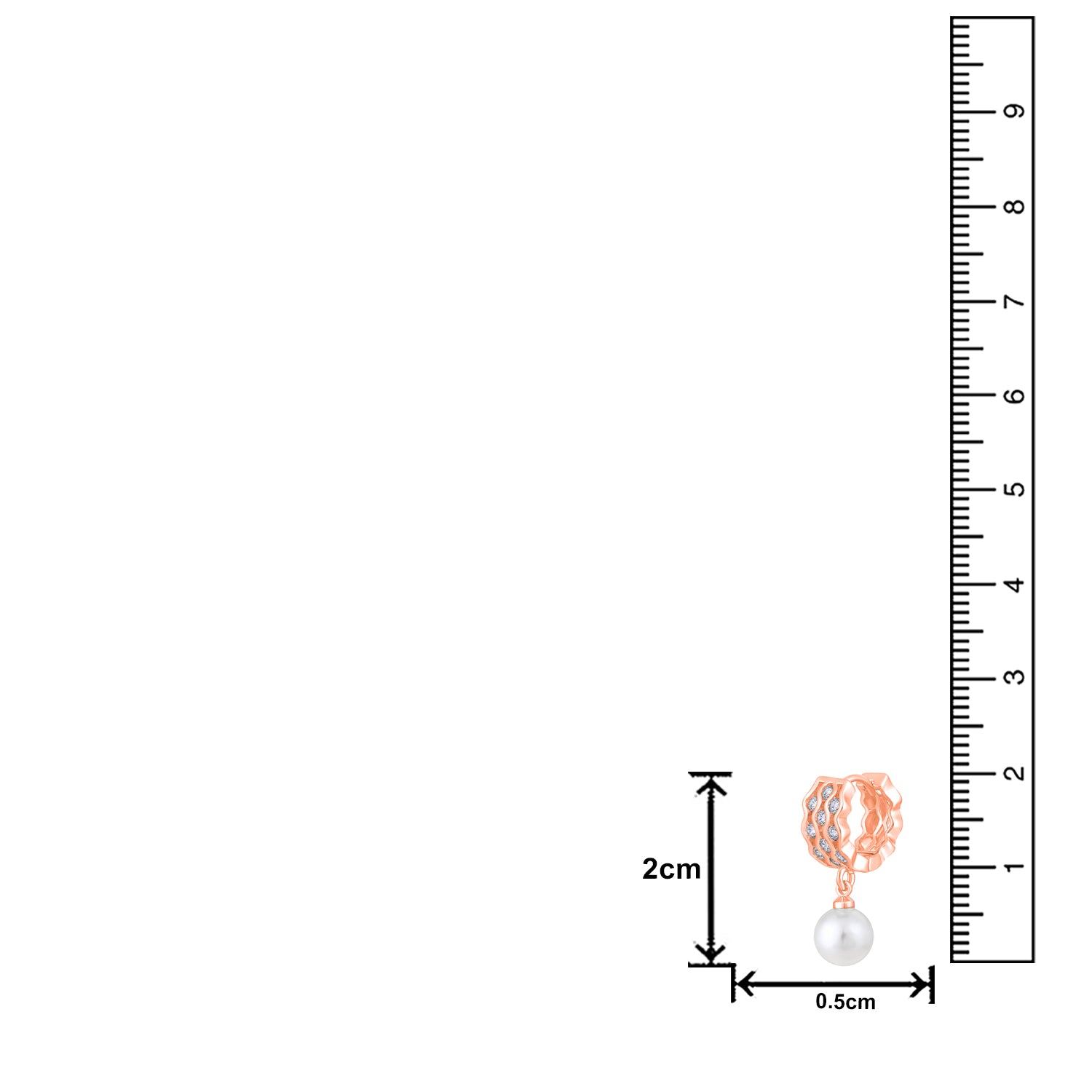 American Diamond Drop Earrings