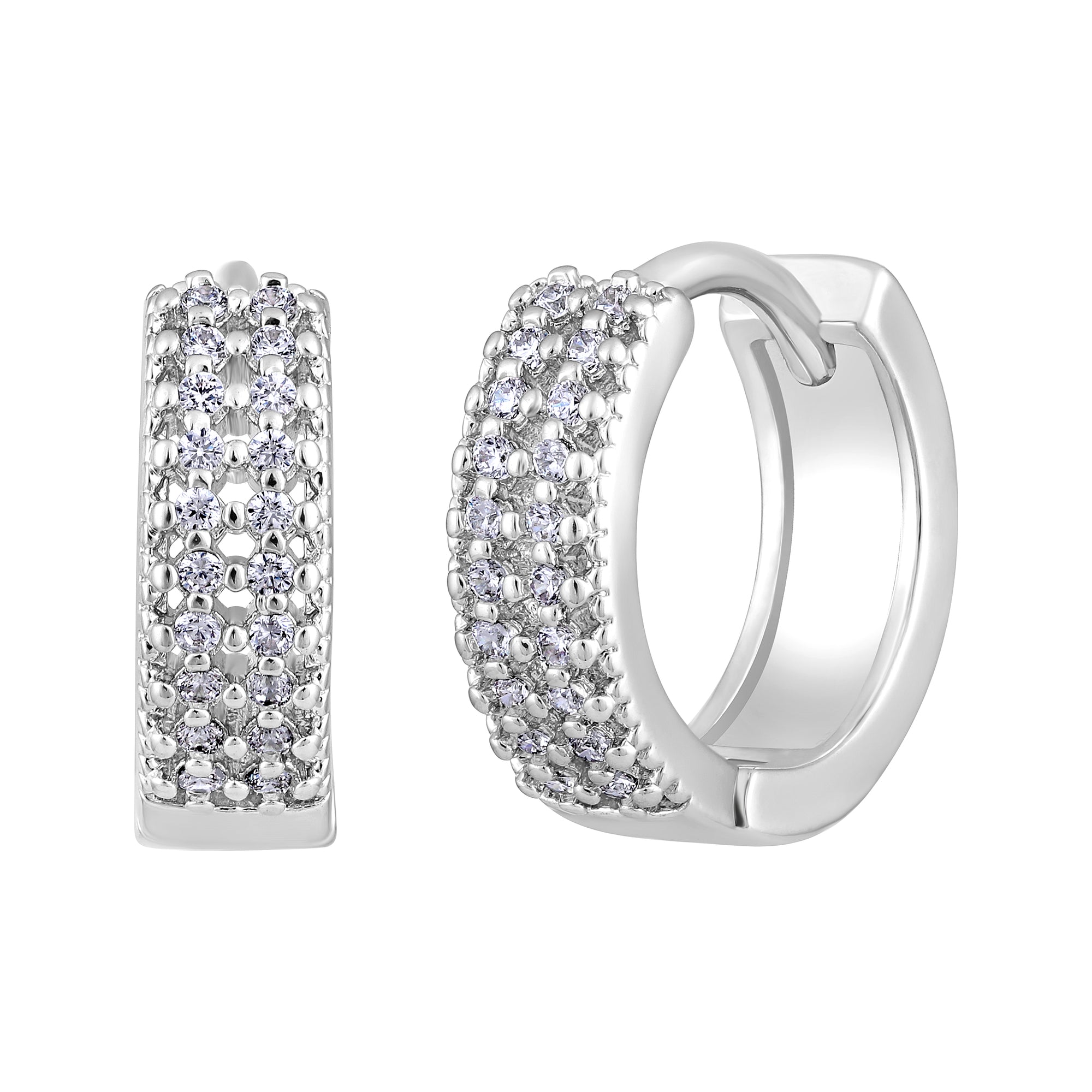 American Diamond Shining Bali Earrings