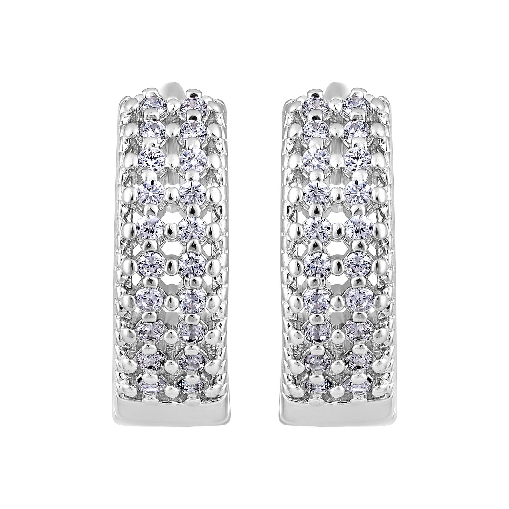 American Diamond Shining Bali Earrings