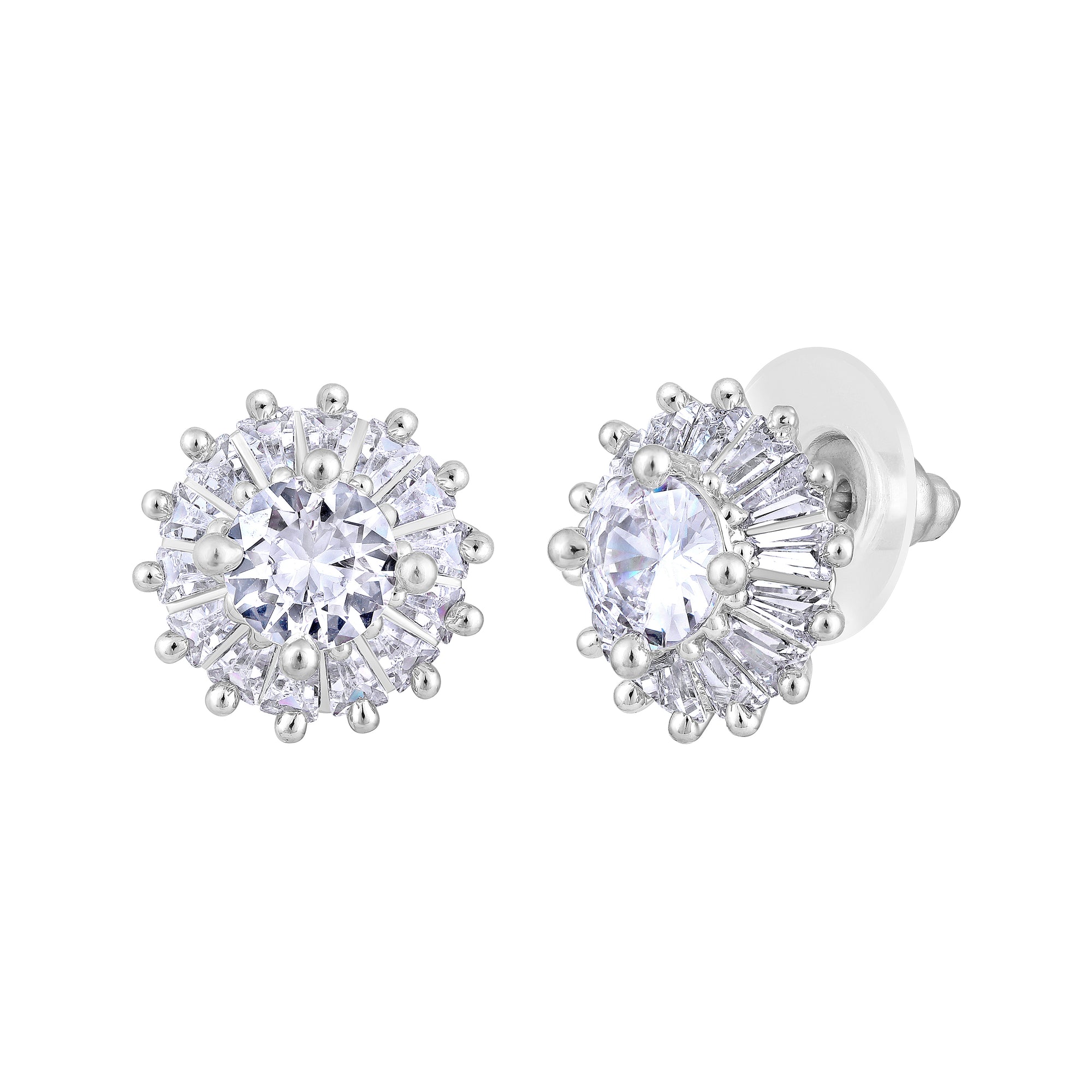 American Diamond Studed Earrings for Women