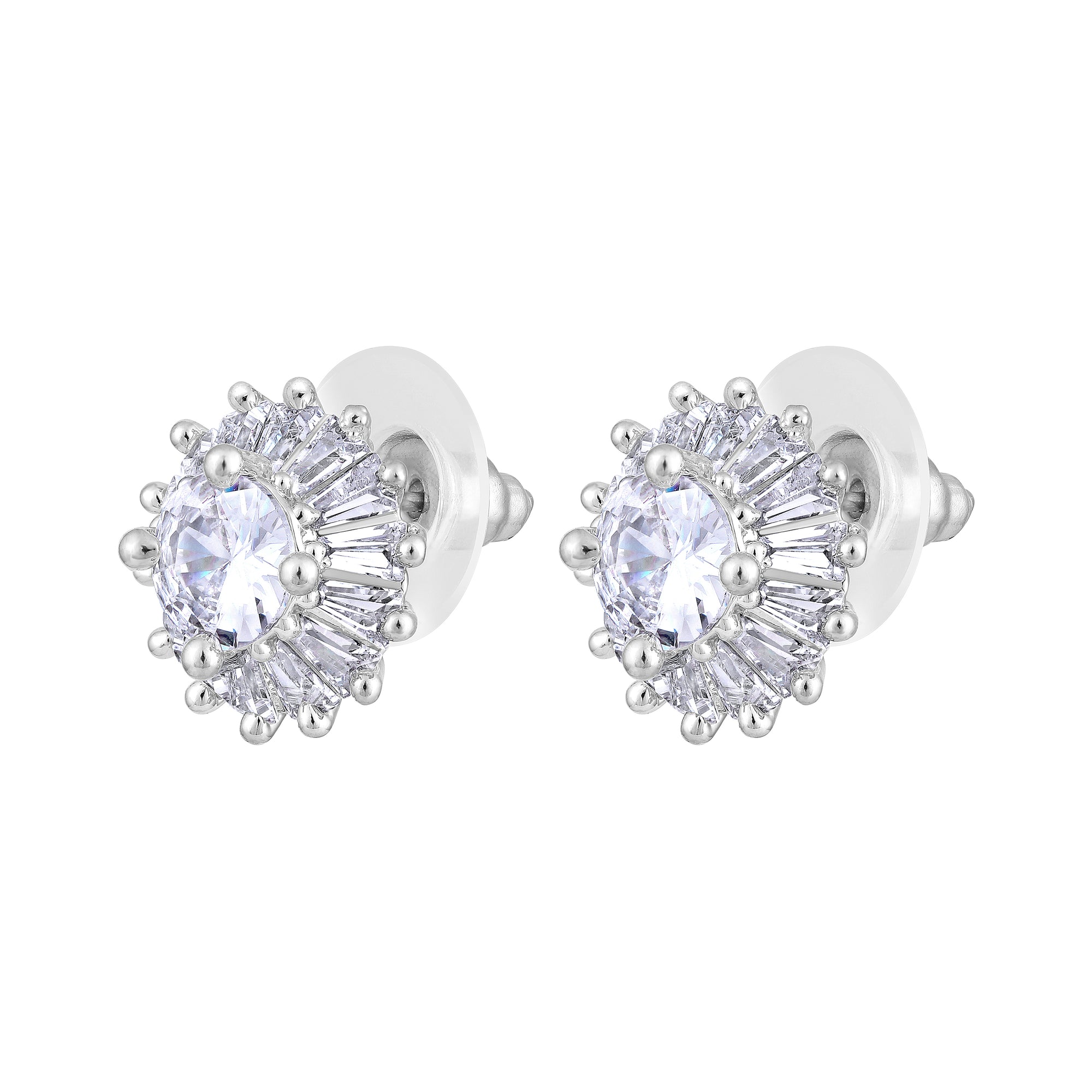American Diamond Studed Earrings for Women