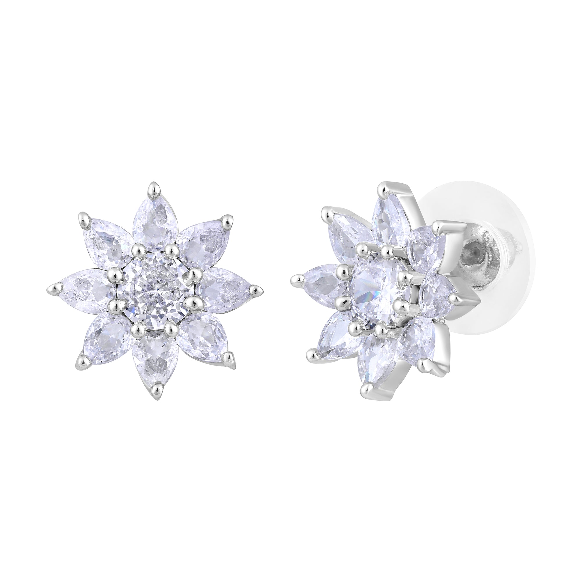 Star Sparkling Stud Earrings For Womens