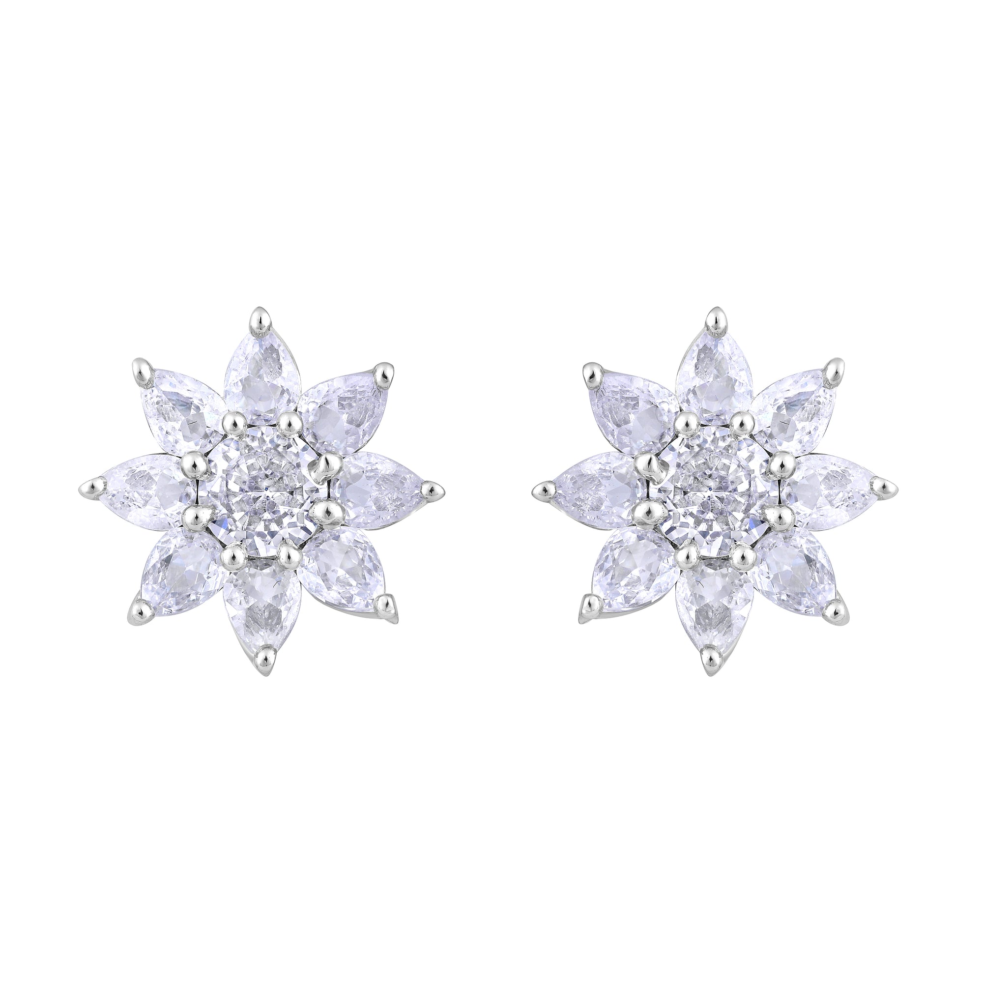 Star Sparkling Stud Earrings For Womens