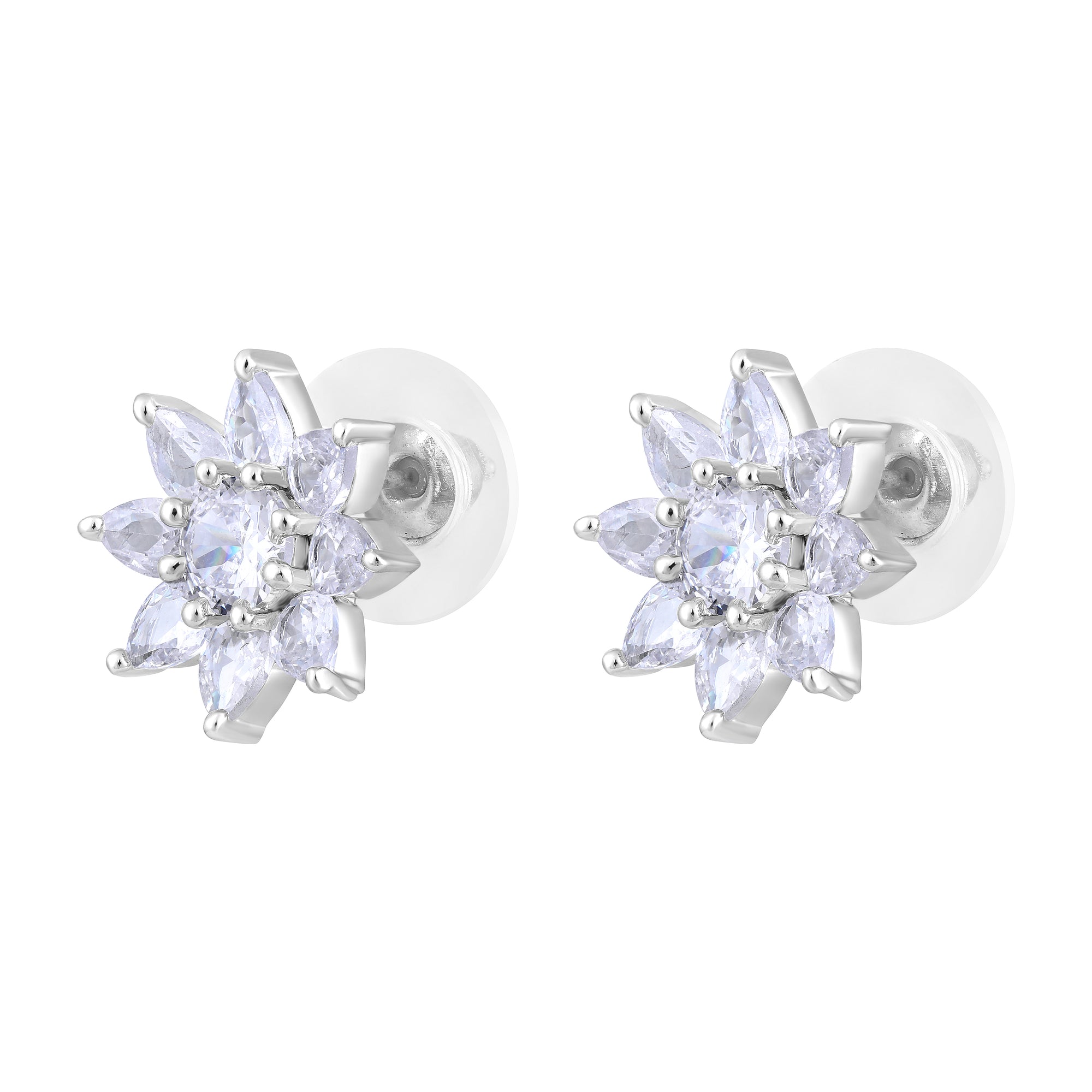 Star Sparkling Stud Earrings For Womens