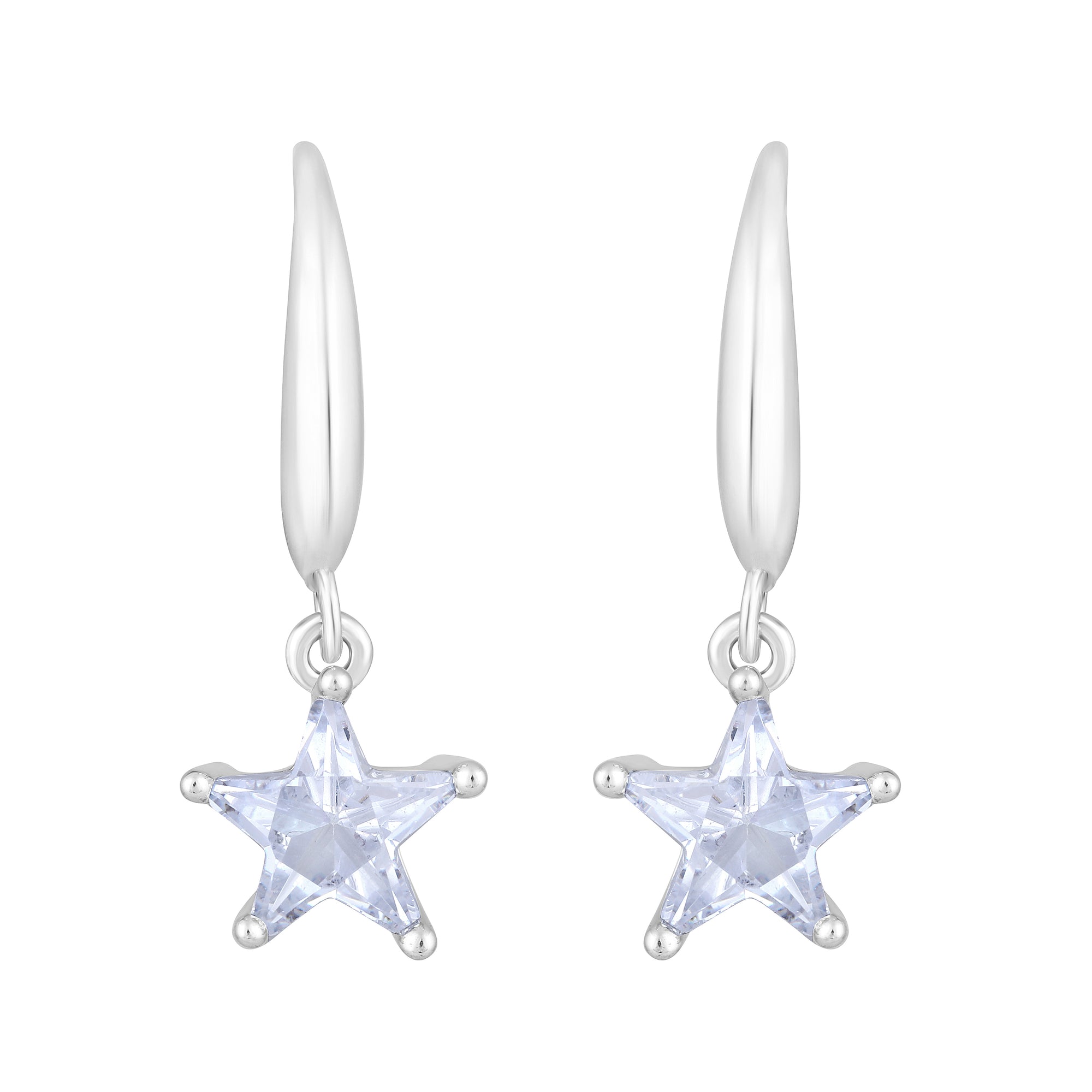 Star Shape Dangle Earrings For Womens
