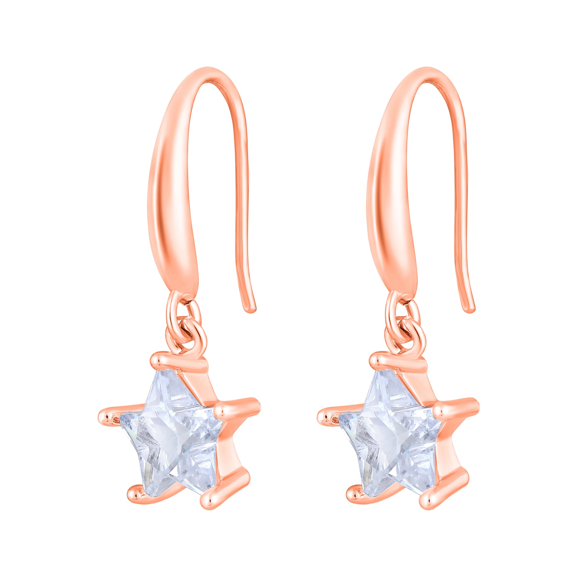 Star Shape Dangle Earrings For Womens