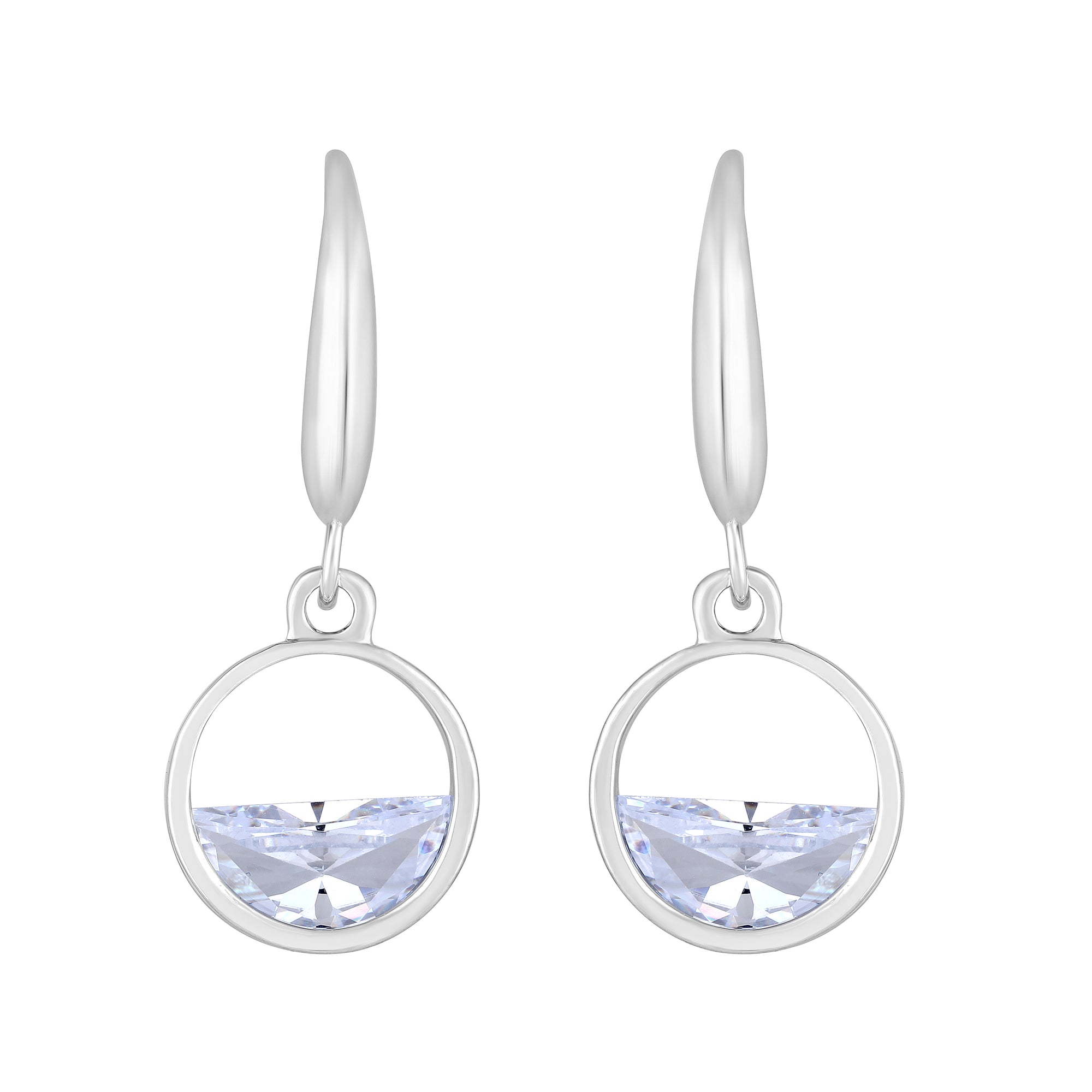 Samll Circle Dangle Drop Earrings for Women