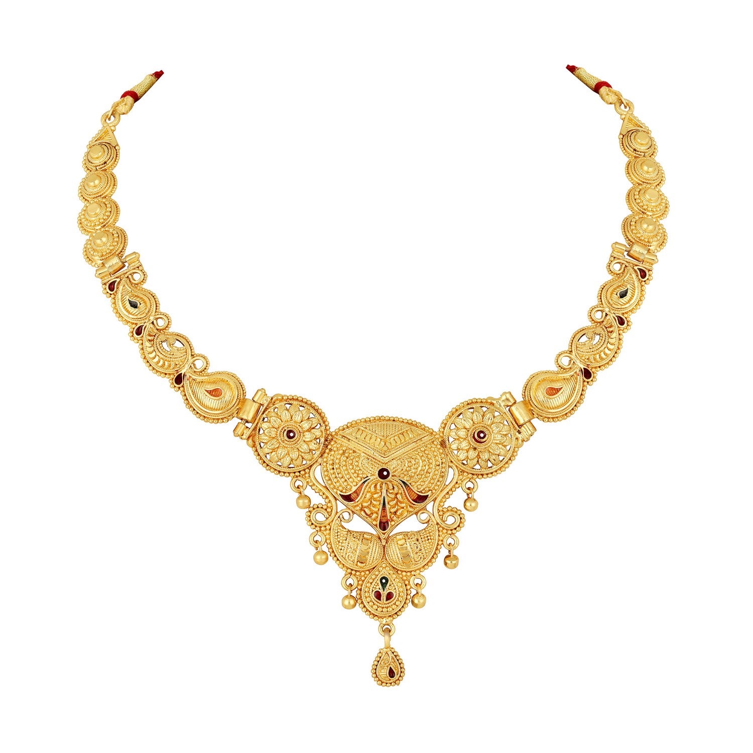 Traditional Meenakari Work Necklace Set