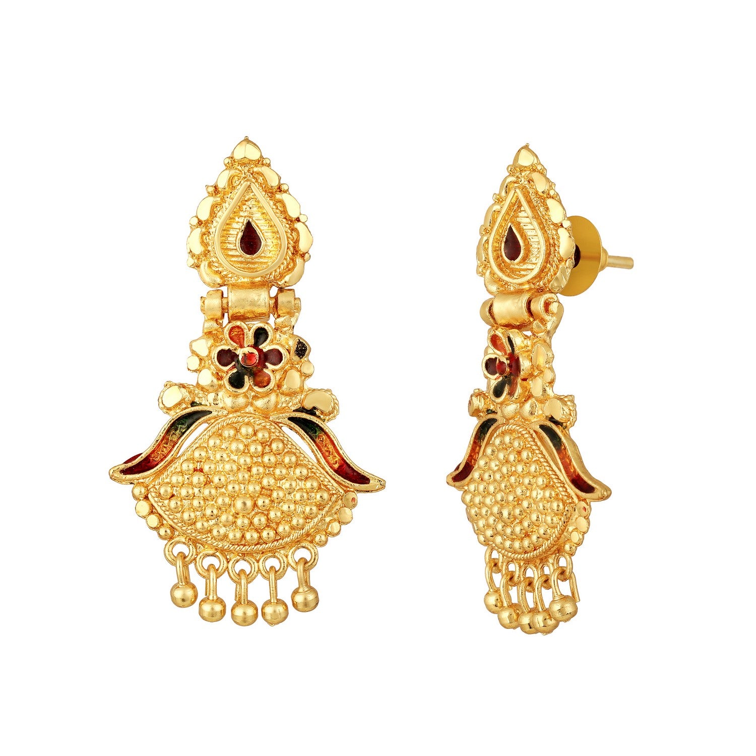 Traditional Meenakari Work Necklace Set