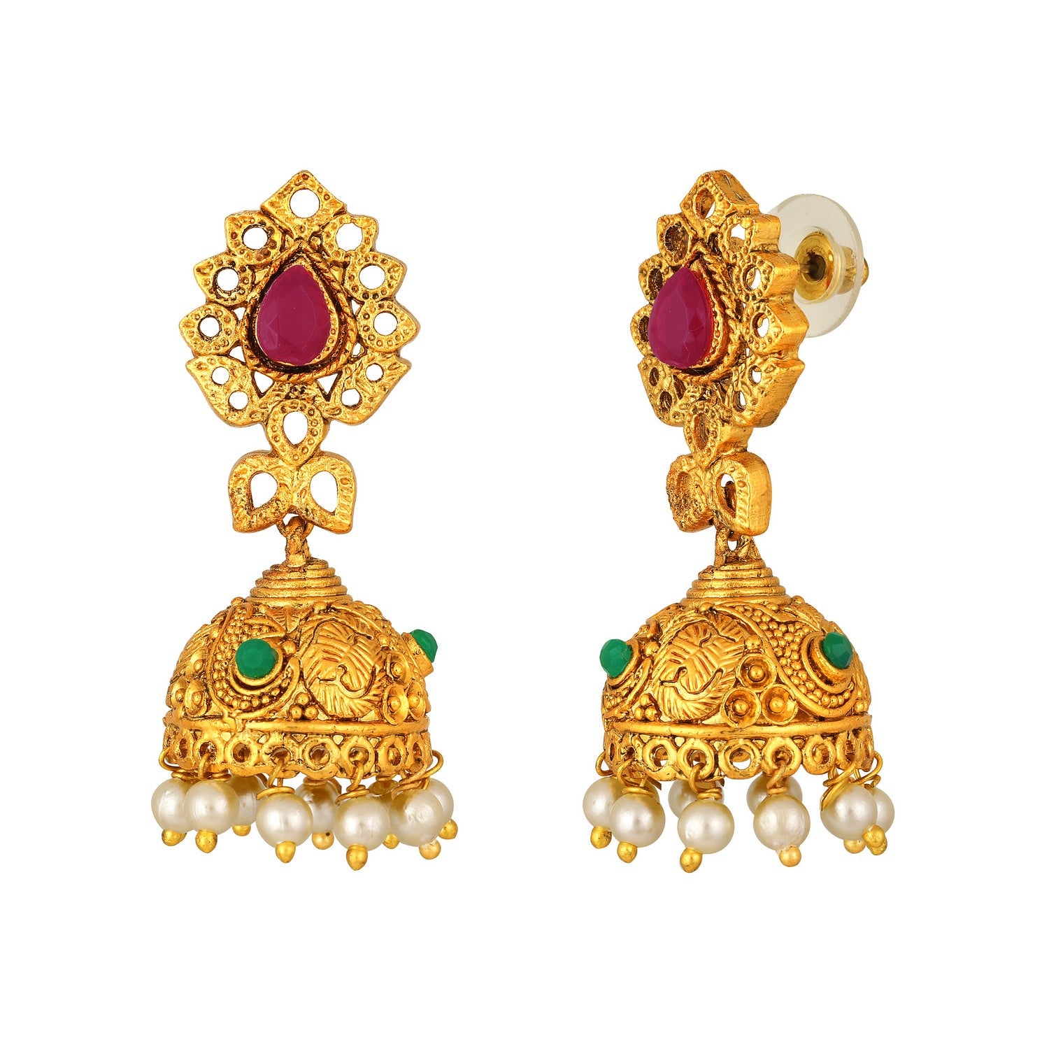 Traditional Multicolour Meenakari Work White Kundan Necklace Set