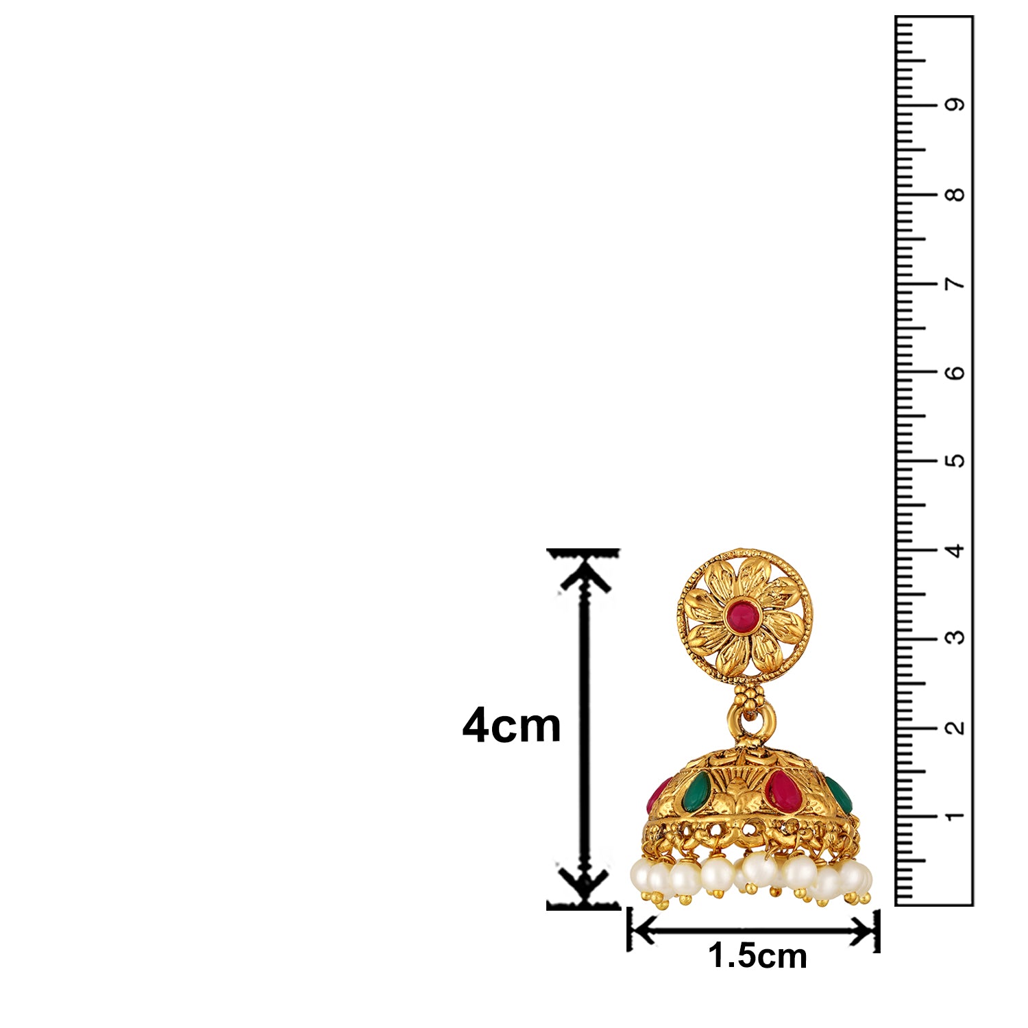 Lord Krishna with Maroon and Green colour Floral Necklace Set