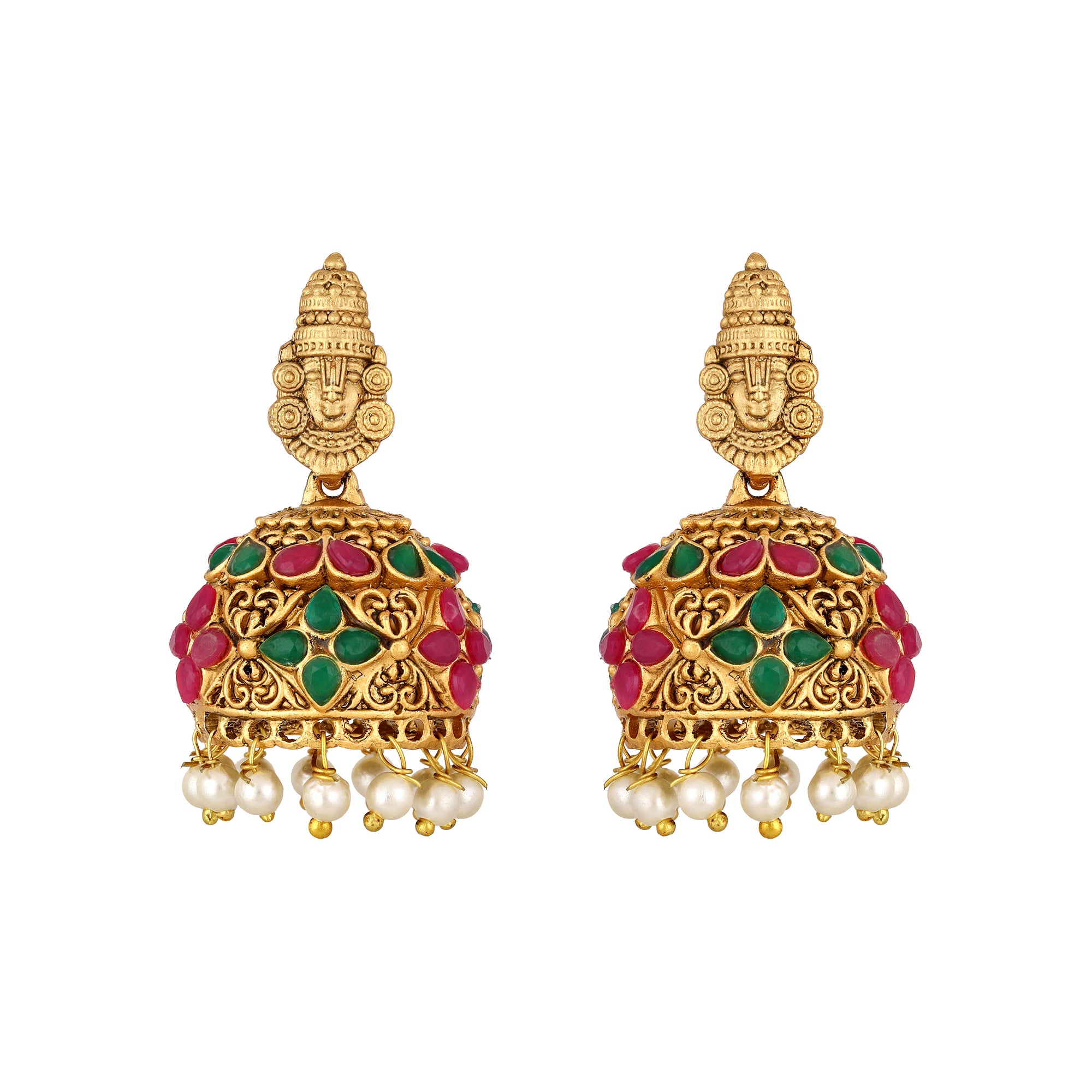 Lord Shiv parvati Kundan Necklace Set