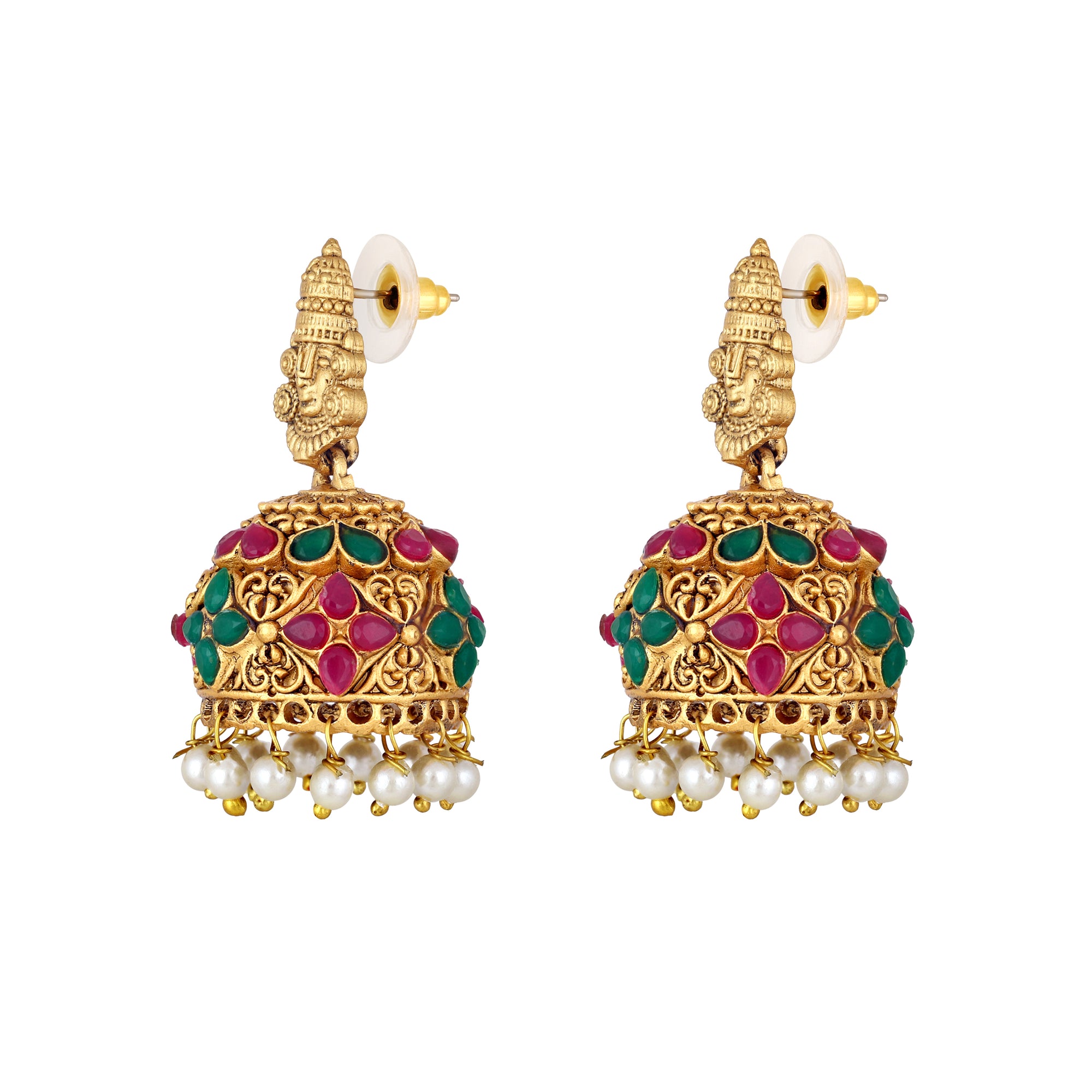 Lord Shiv parvati Kundan Necklace Set