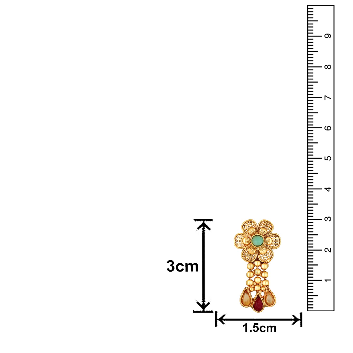 Multicolour Floral Necklace Set