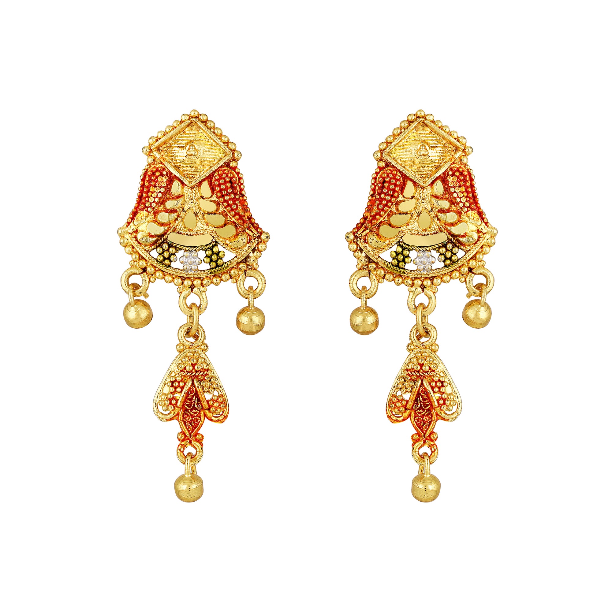Multicolour Meenakari Work Necklace Set