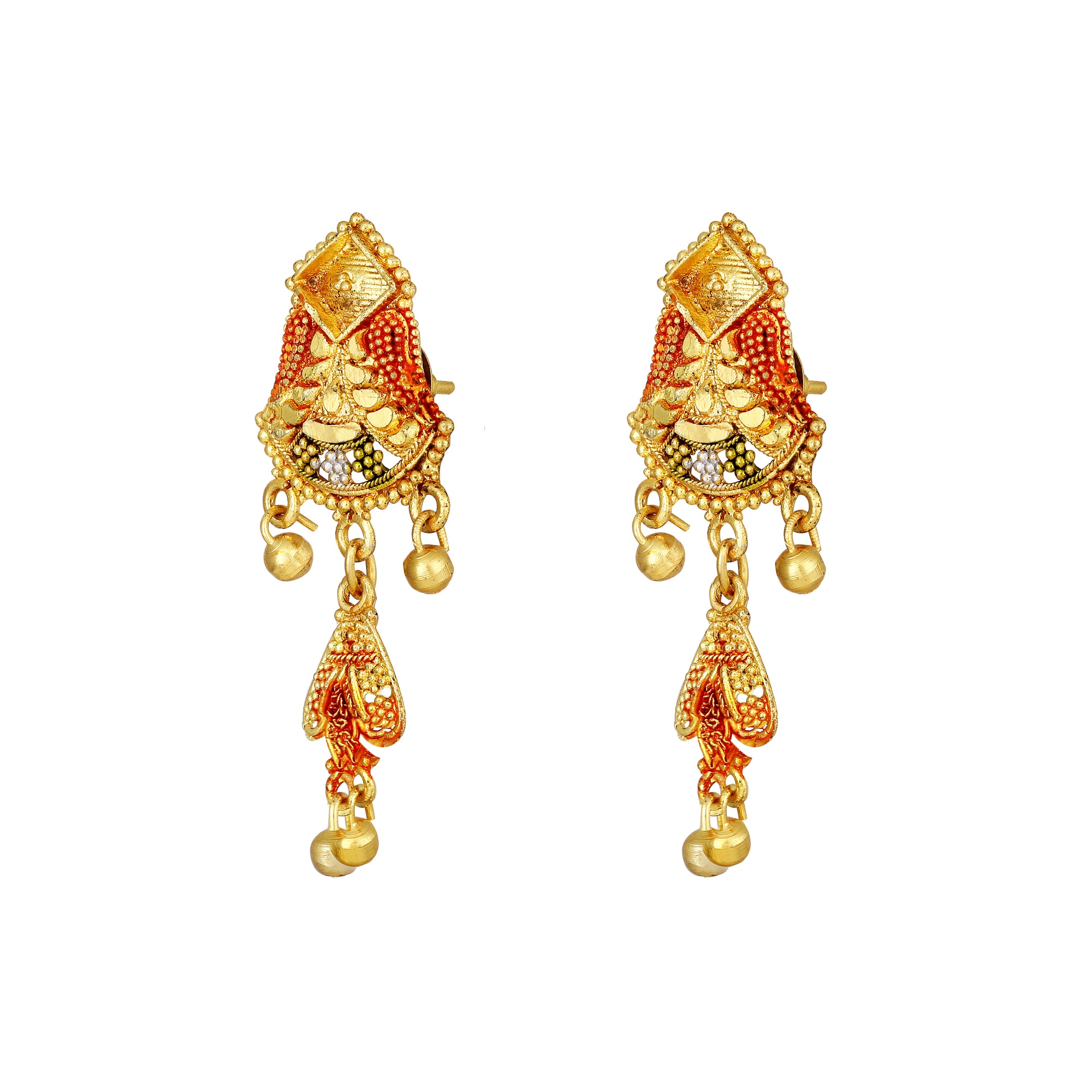 Multicolour Meenakari Work Necklace Set