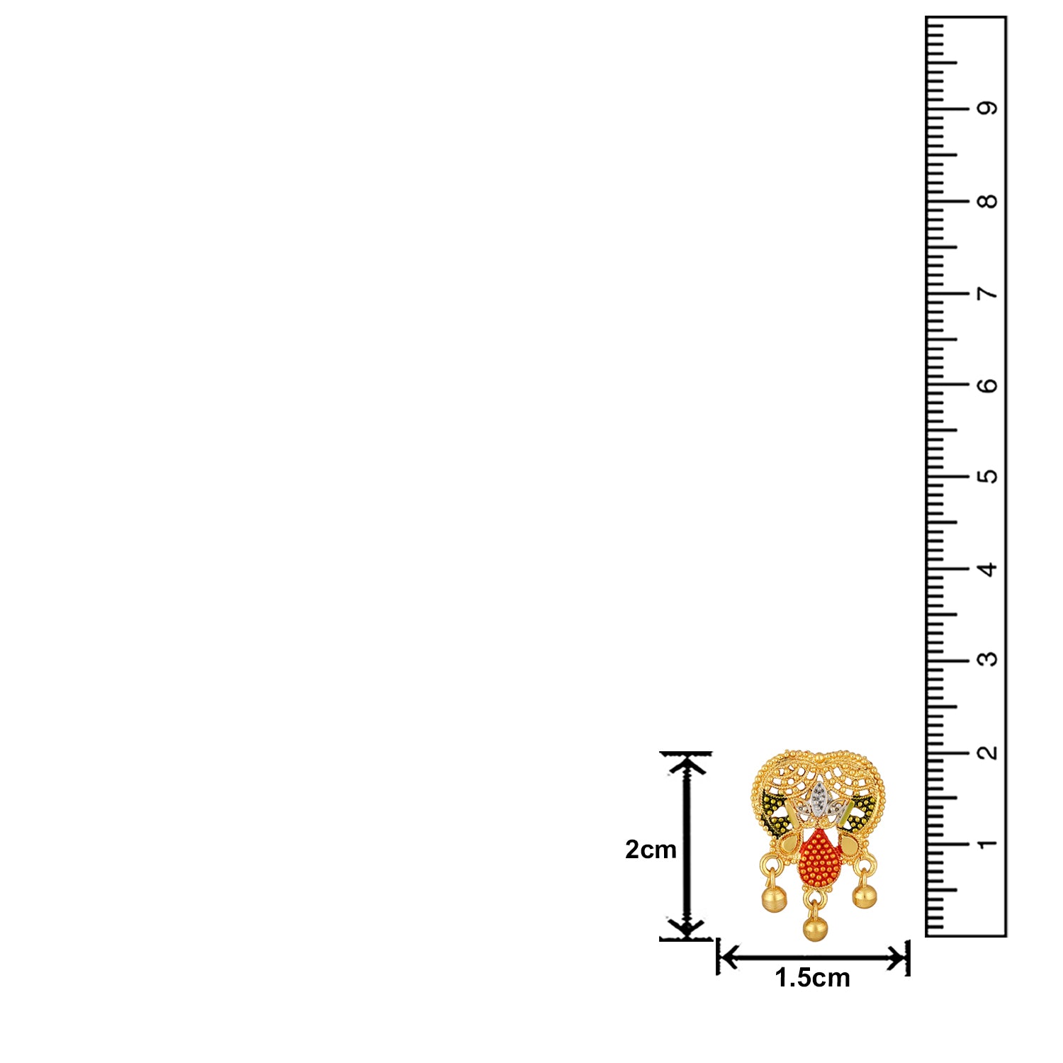 Multicoloured Meenakari Work Necklace Set