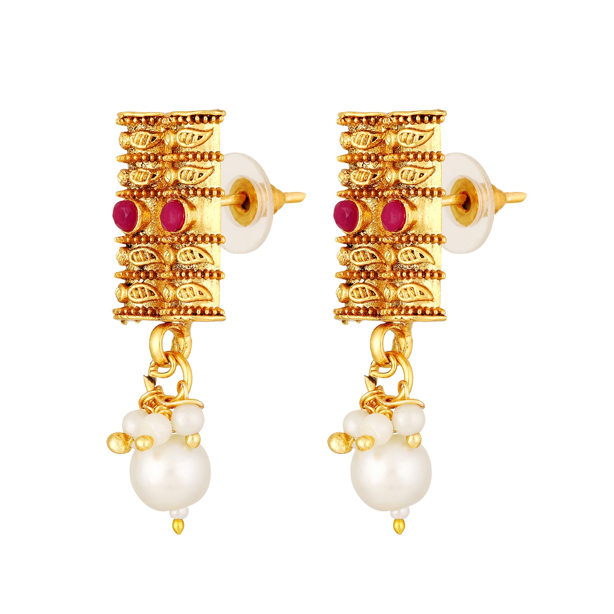 White Kundan Chokar Necklace Set