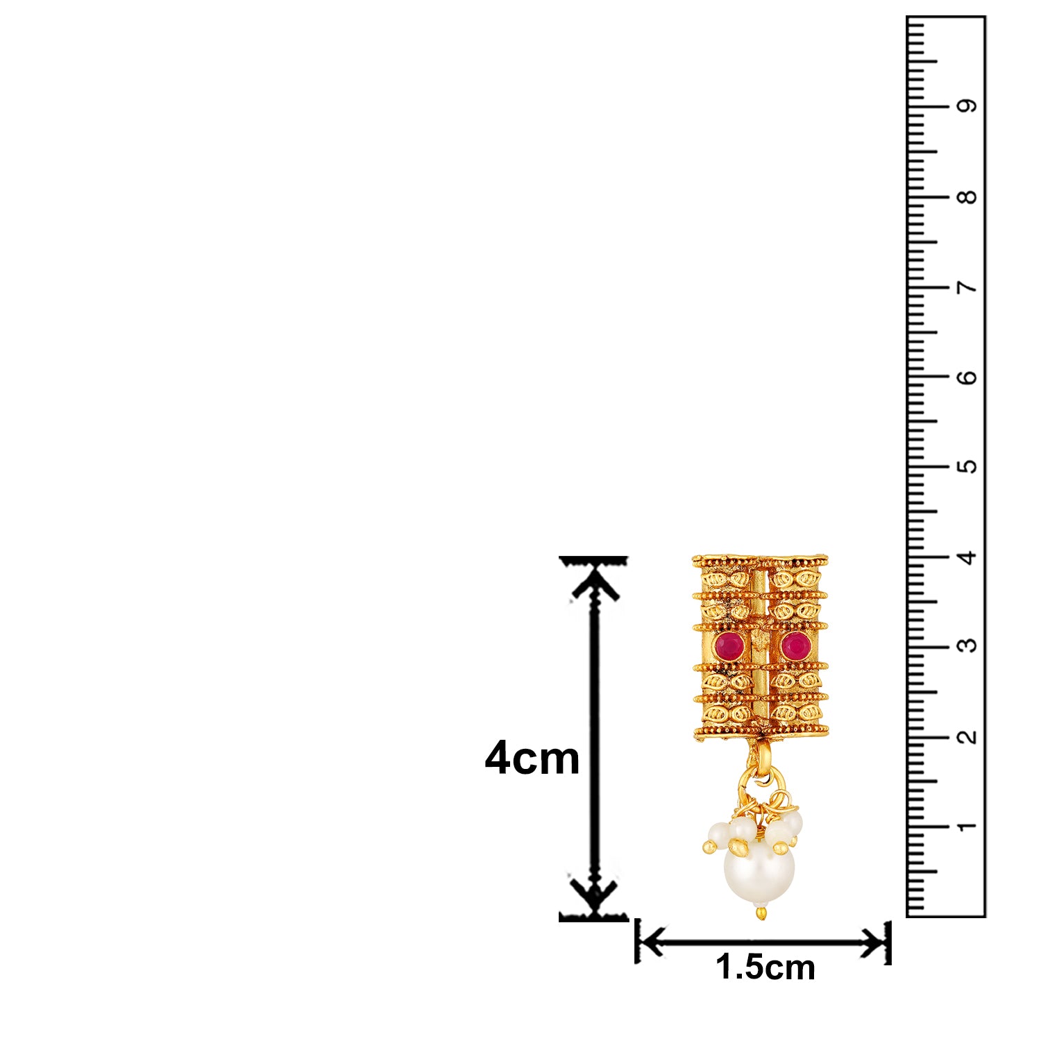 White Kundan Chokar Necklace Set