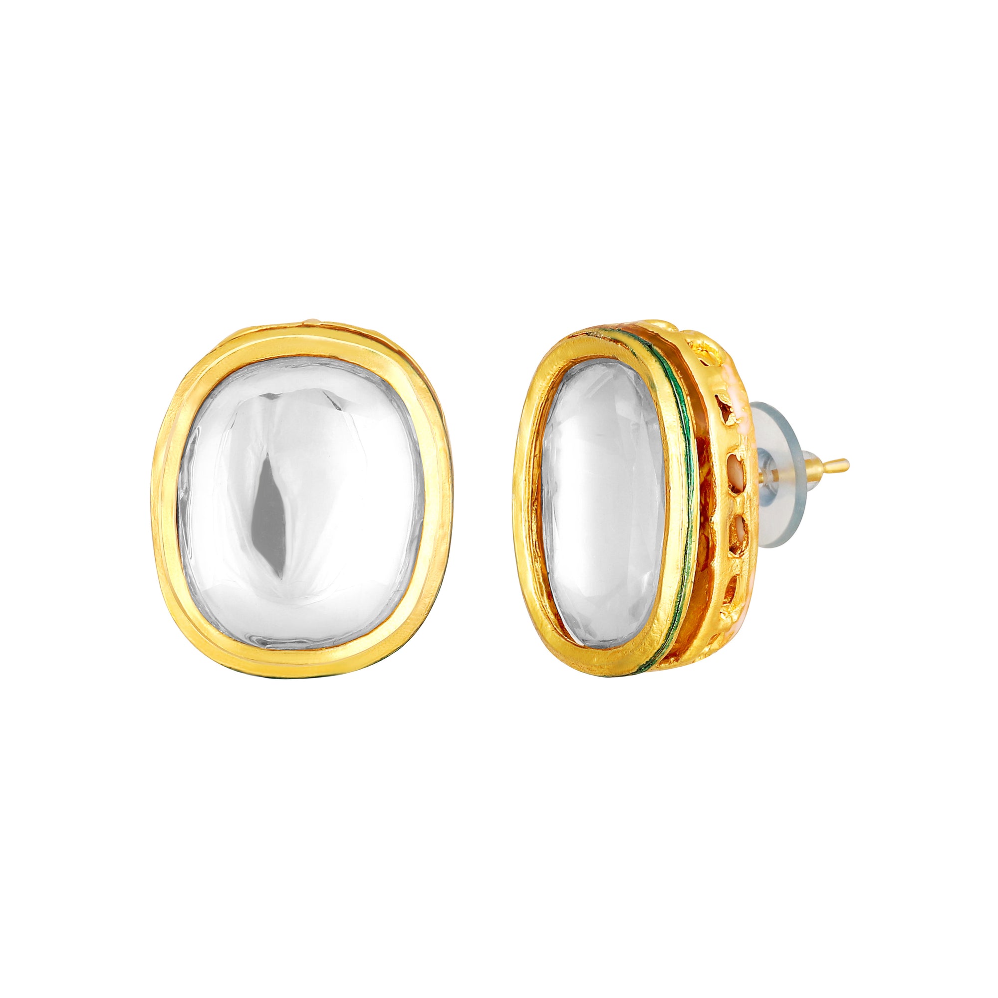 White Kundan Necklace Set