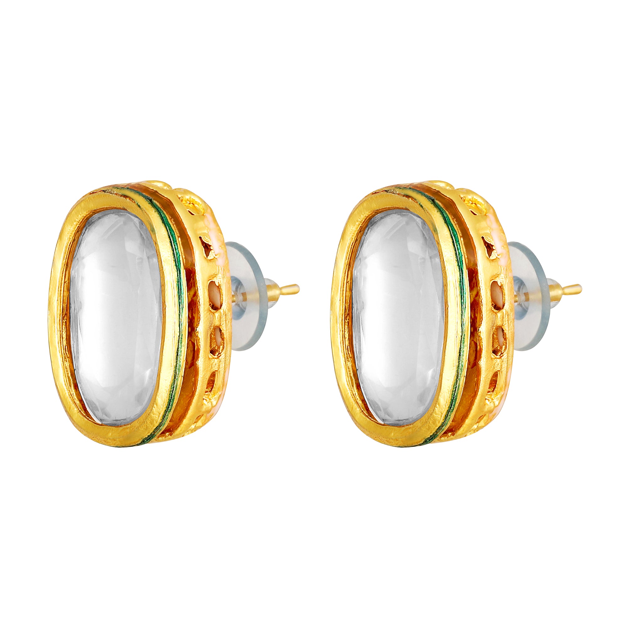 White Kundan Necklace Set