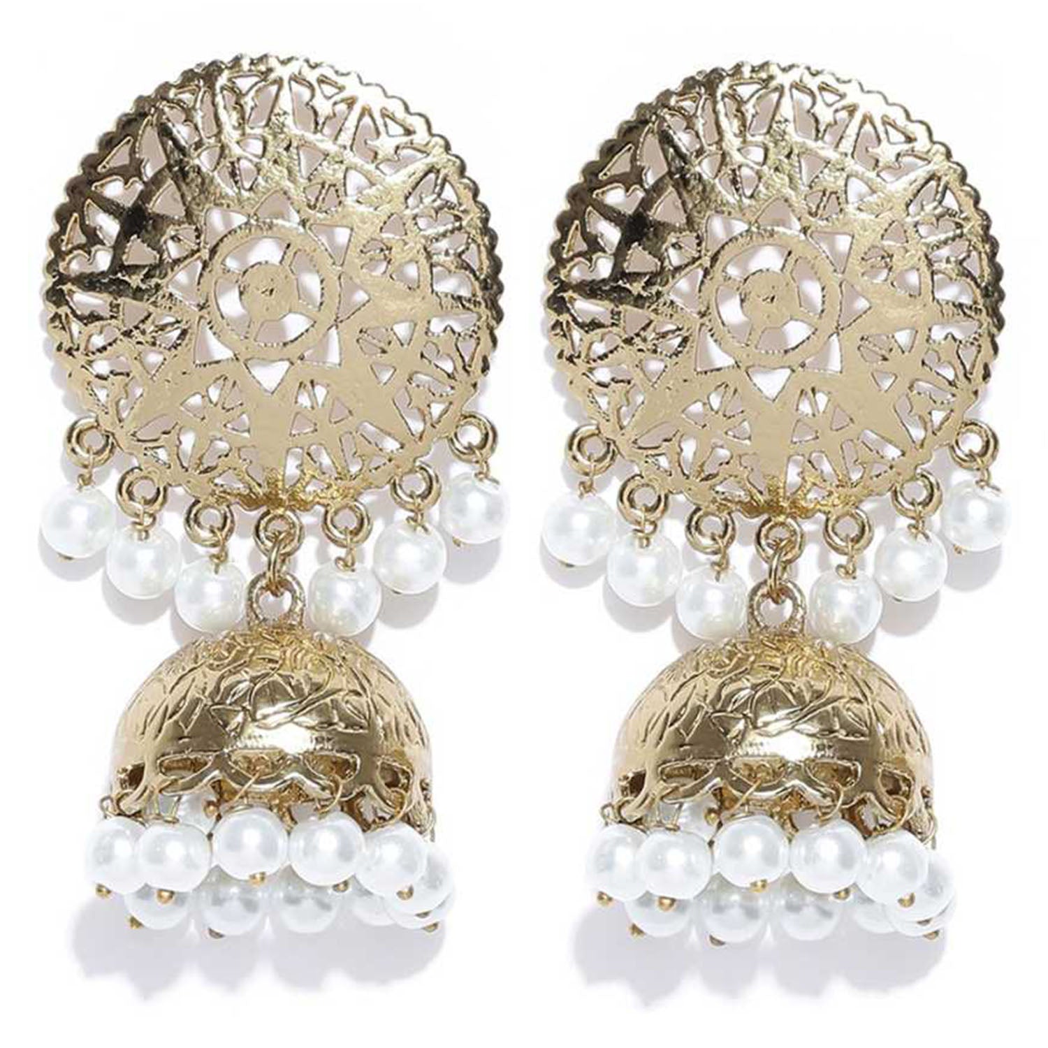 Traditional Pearl Drop Jhumki Earring