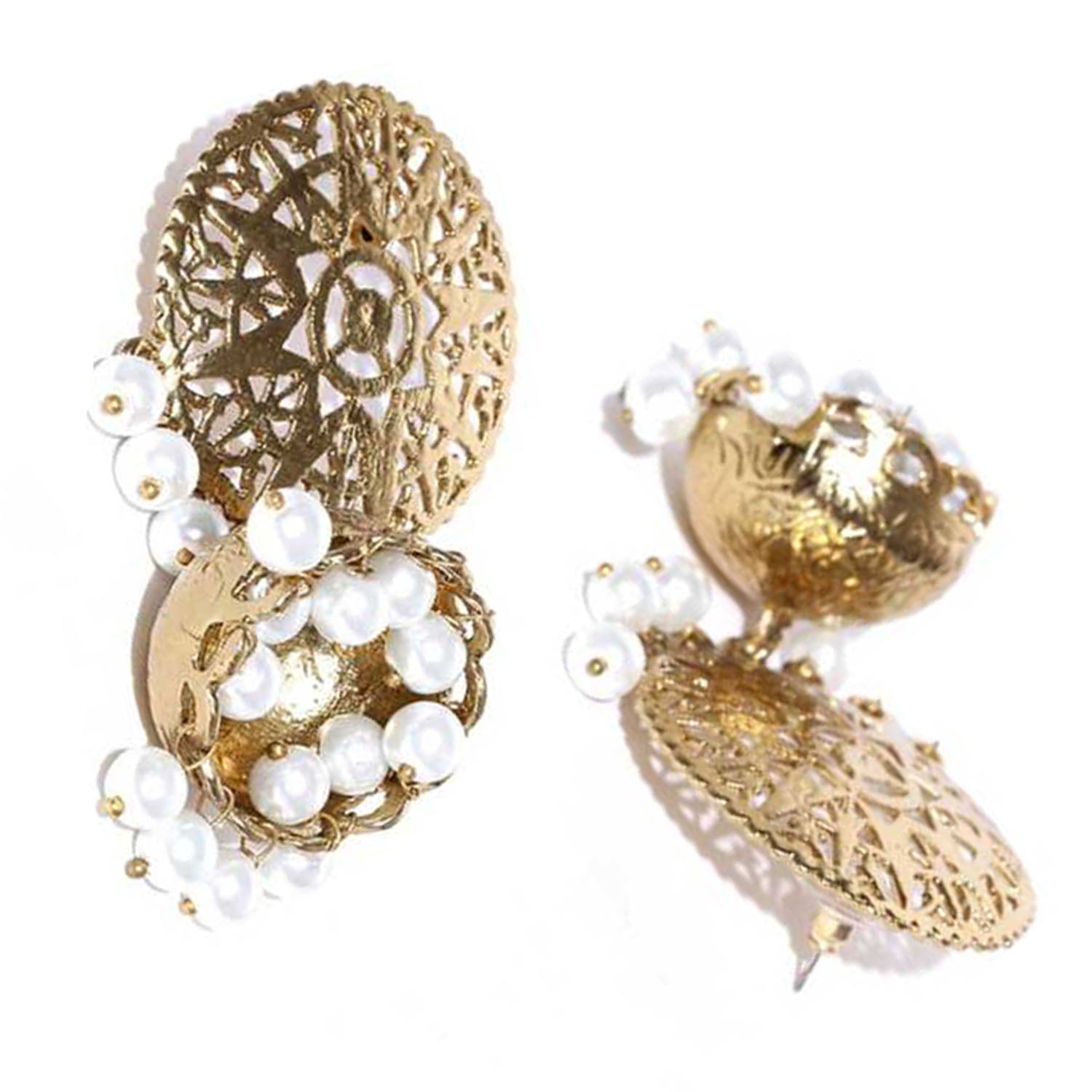 Traditional Pearl Drop Jhumki Earring