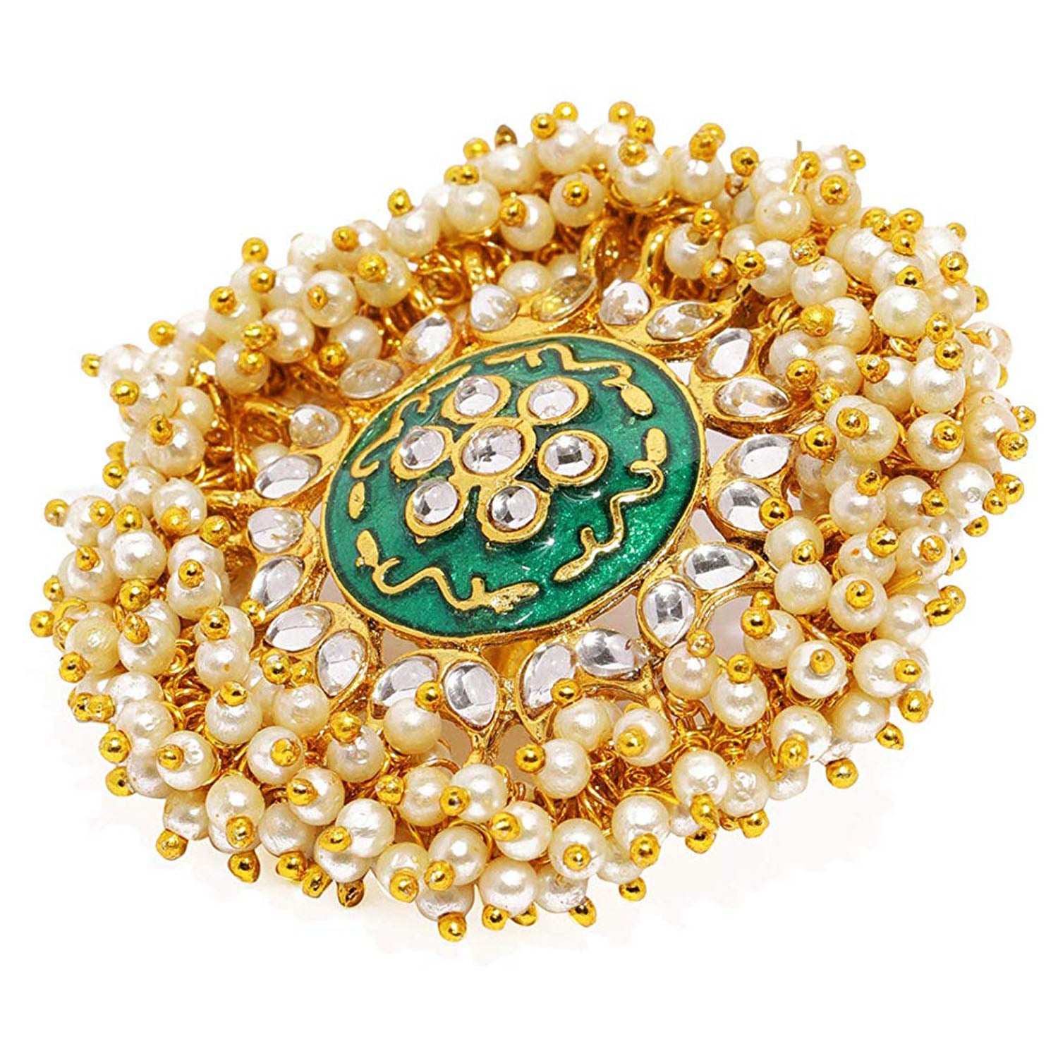 Traditional Meenakari Adjustable Finger Ring