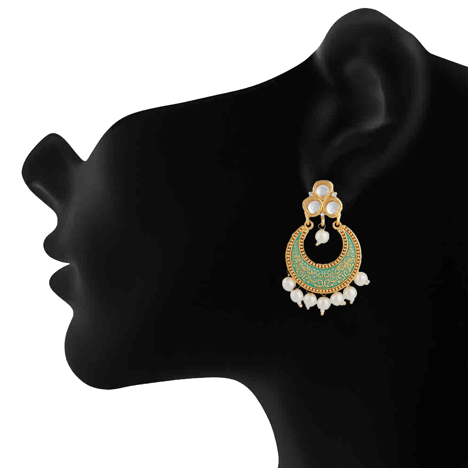 Ethnic Meenakari Dangle Earring
