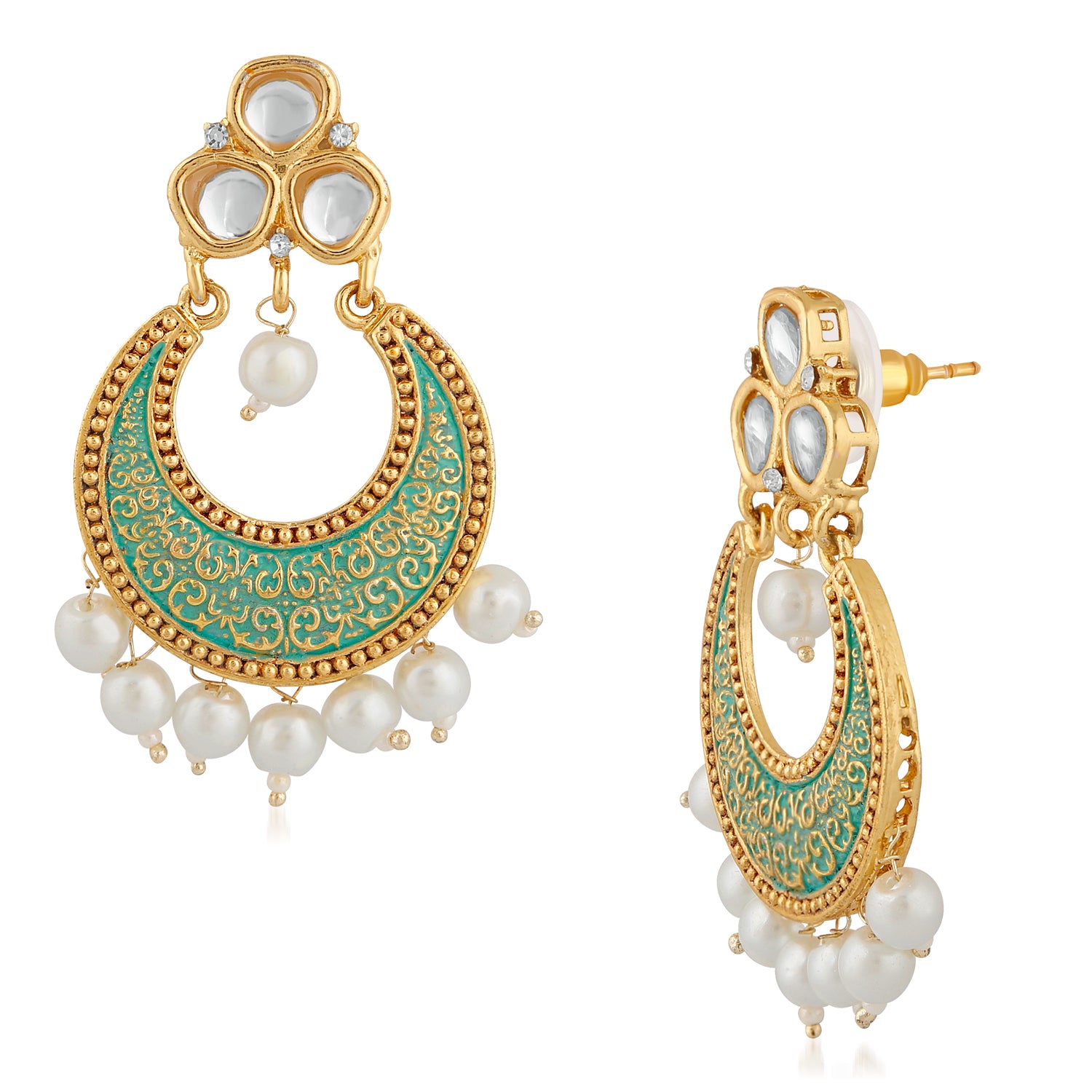 Ethnic Meenakari Dangle Earring