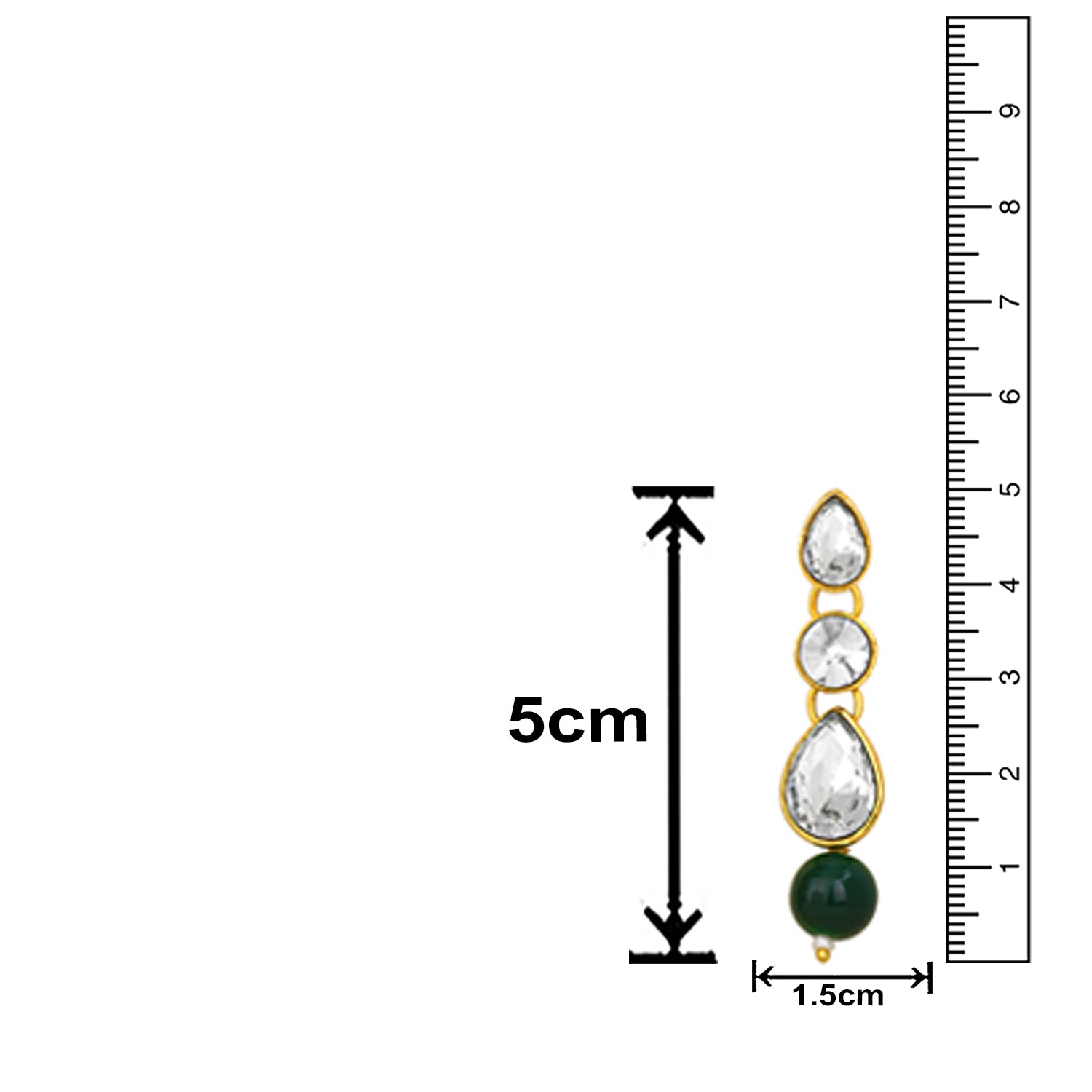 Traditional  Black Beads White Kundan Layered Floral Necklace set