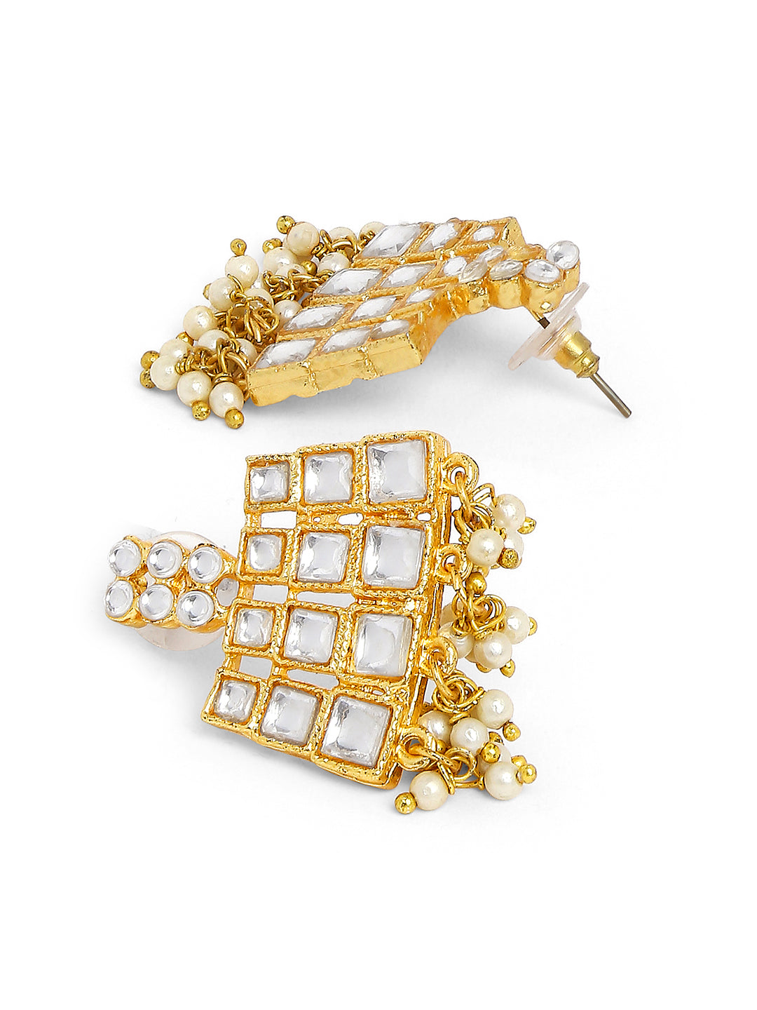 Traditional Ehtnic Squares Choker Necklace Set