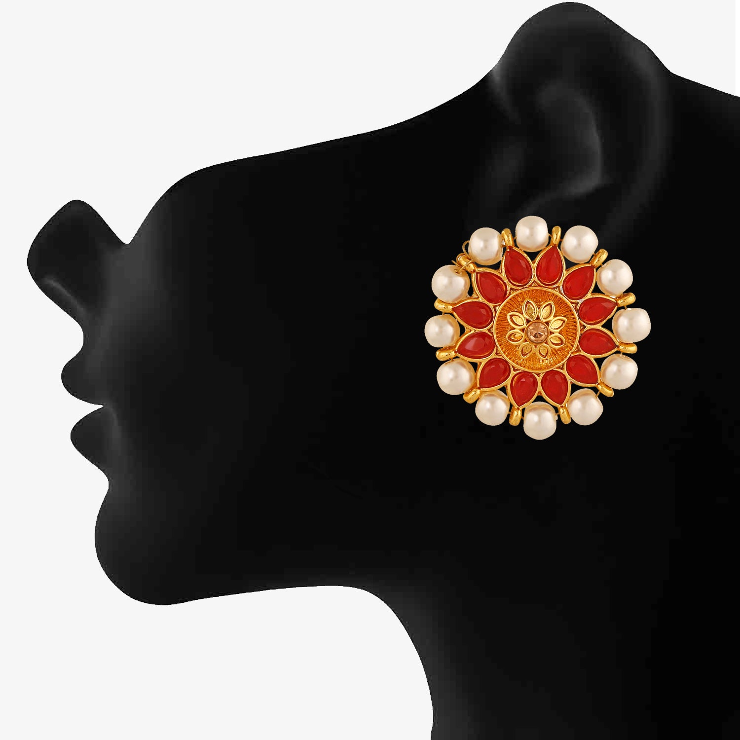 Traditional Floral Earring