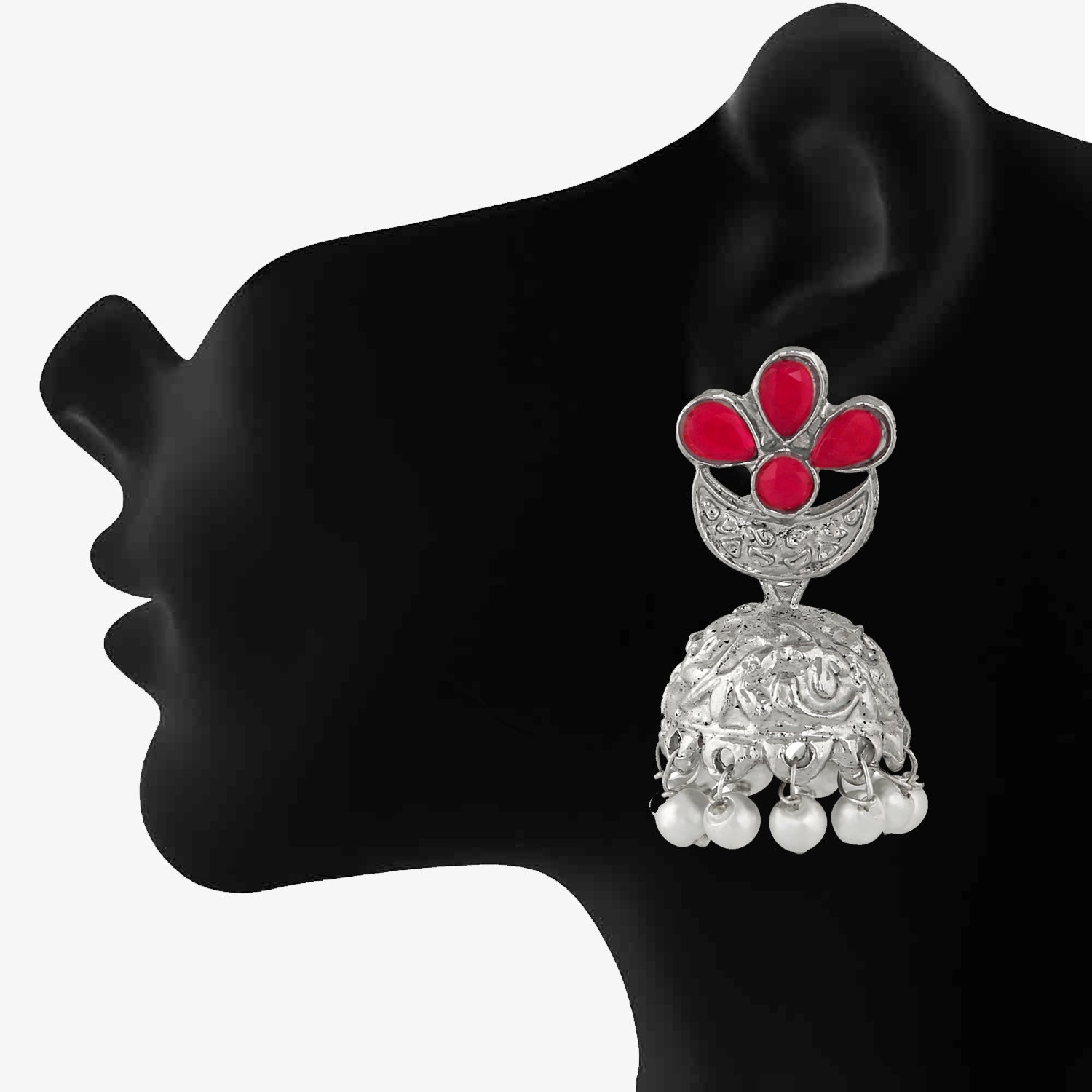Traditional Ethnic Floral Jhumki Earring