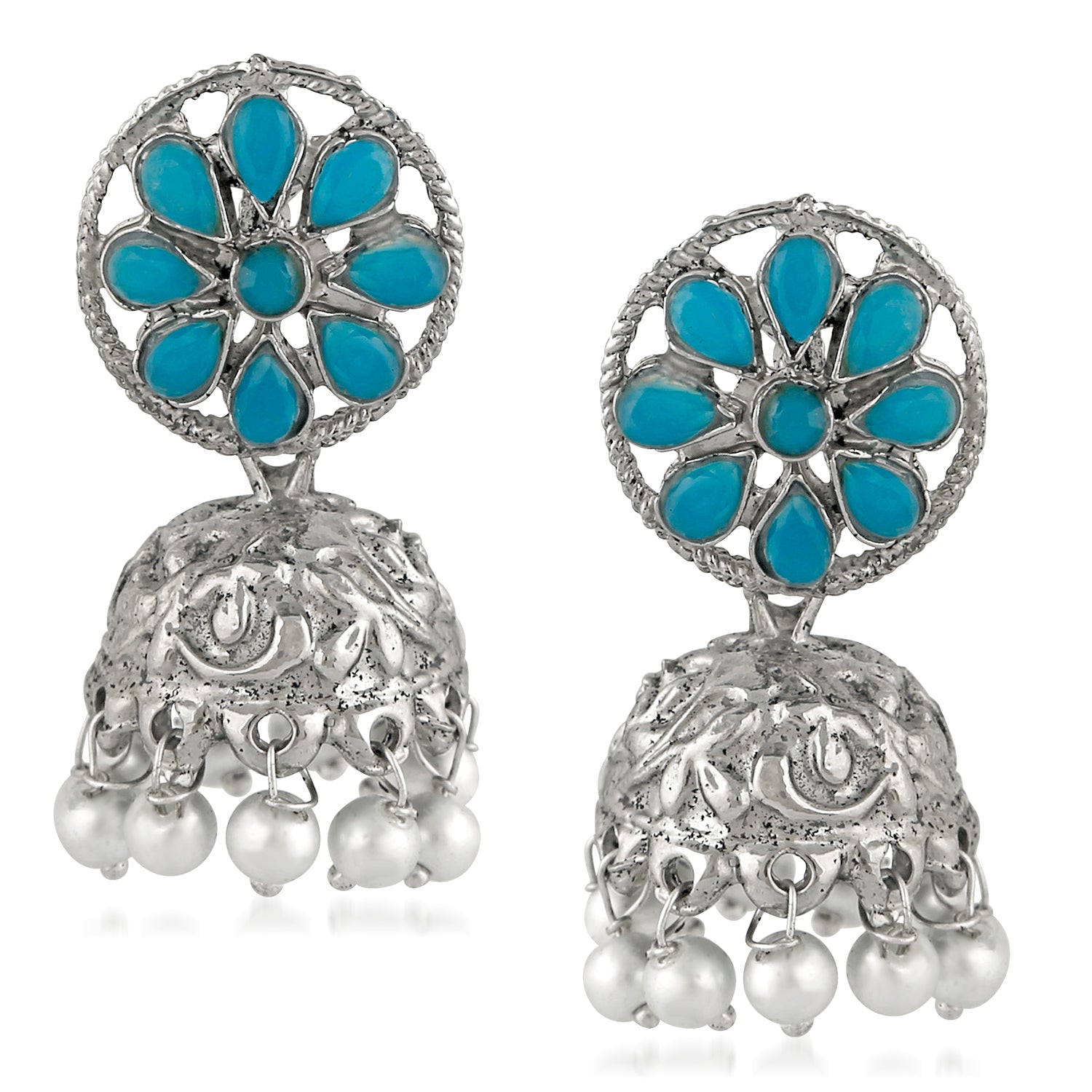 Traditional Ethnic Floral Jhumki Earring
