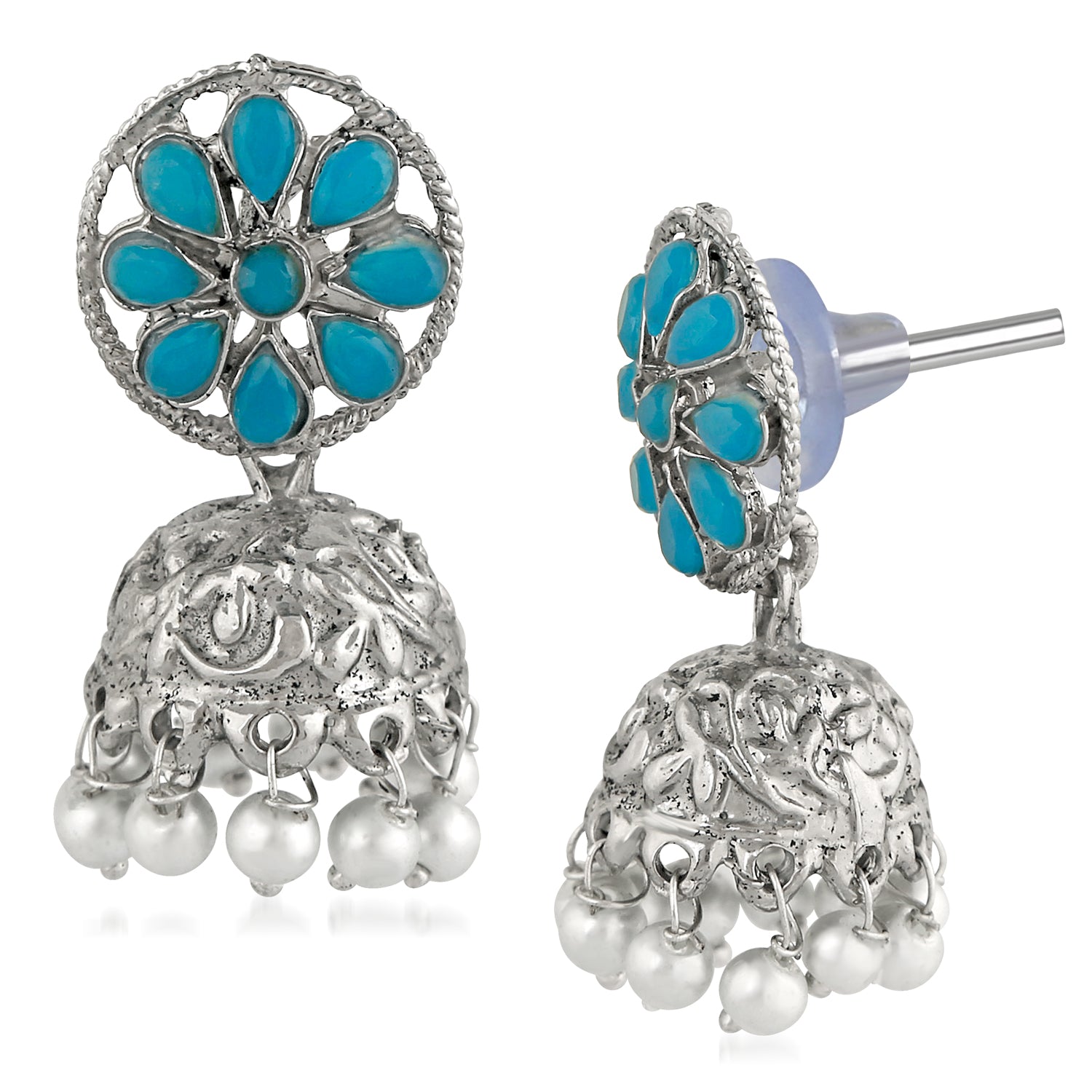 Traditional Ethnic Floral Jhumki Earring