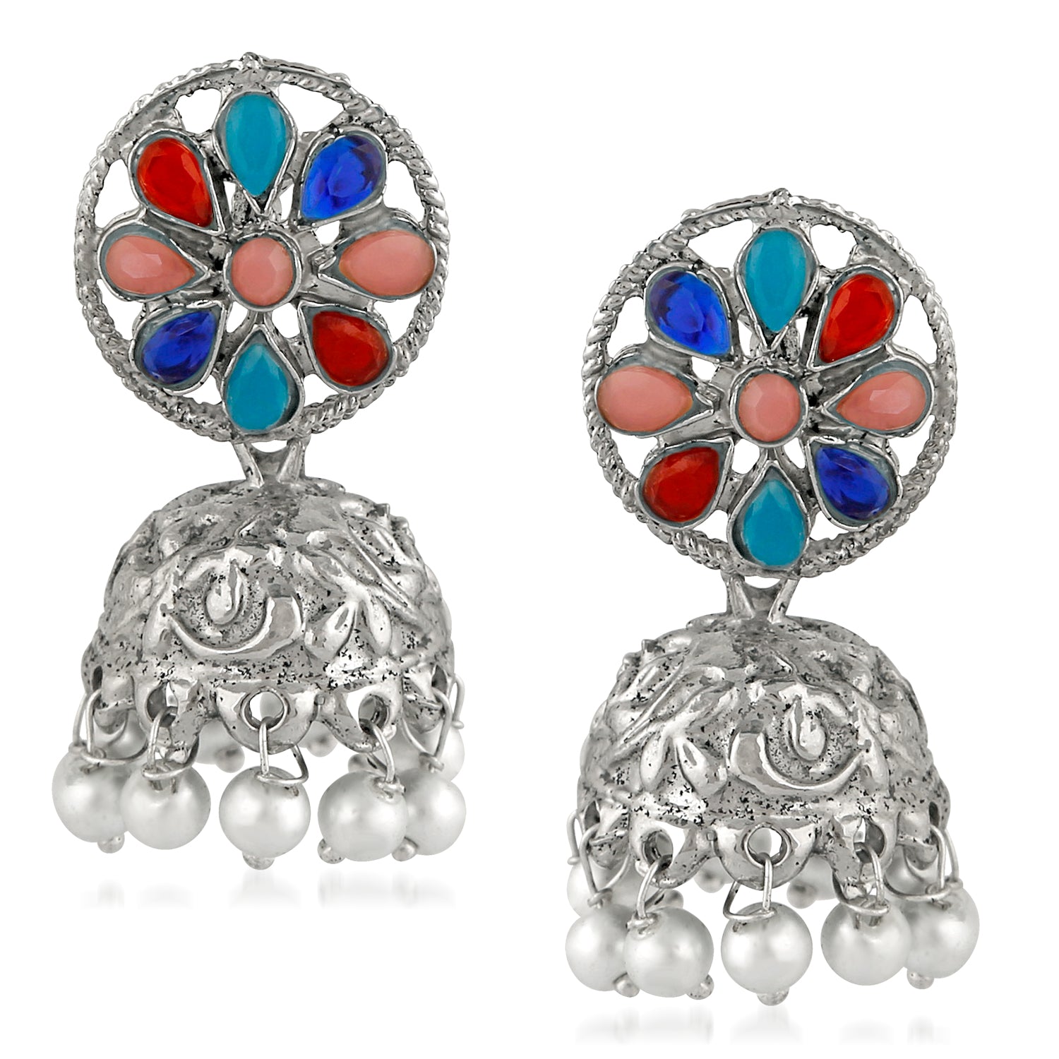 Traditional Ethnic Floral Jhumki Earring