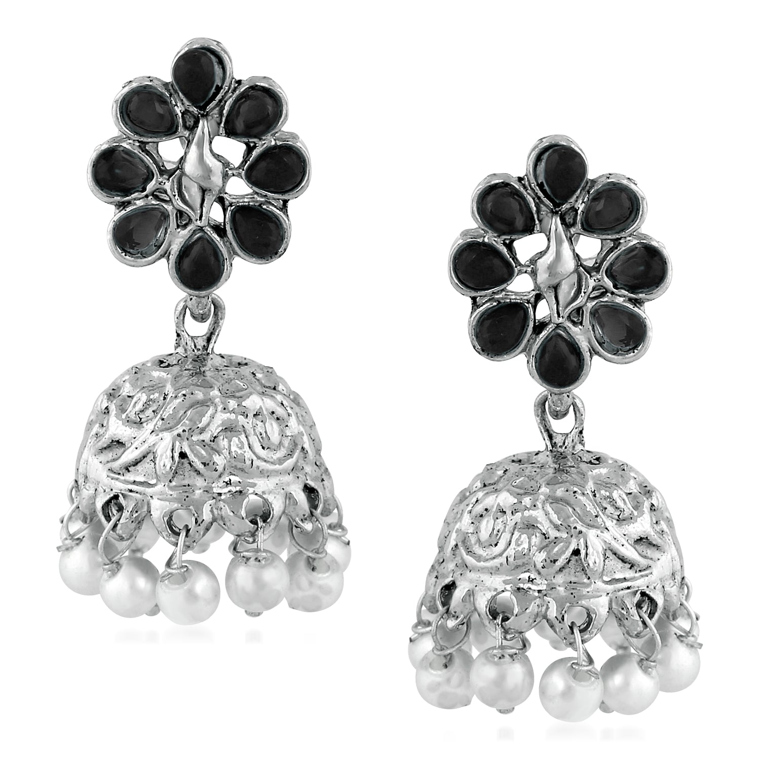 Traditional Ethnic Floral Jhumki Earring