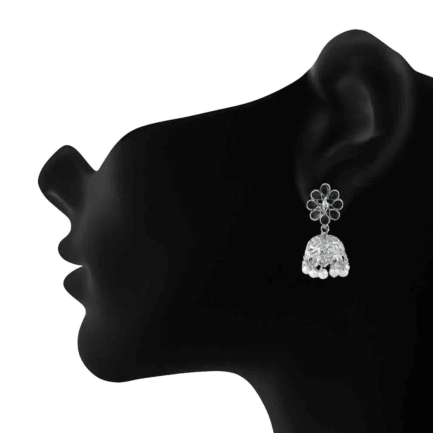 Traditional Ethnic Floral Jhumki Earring
