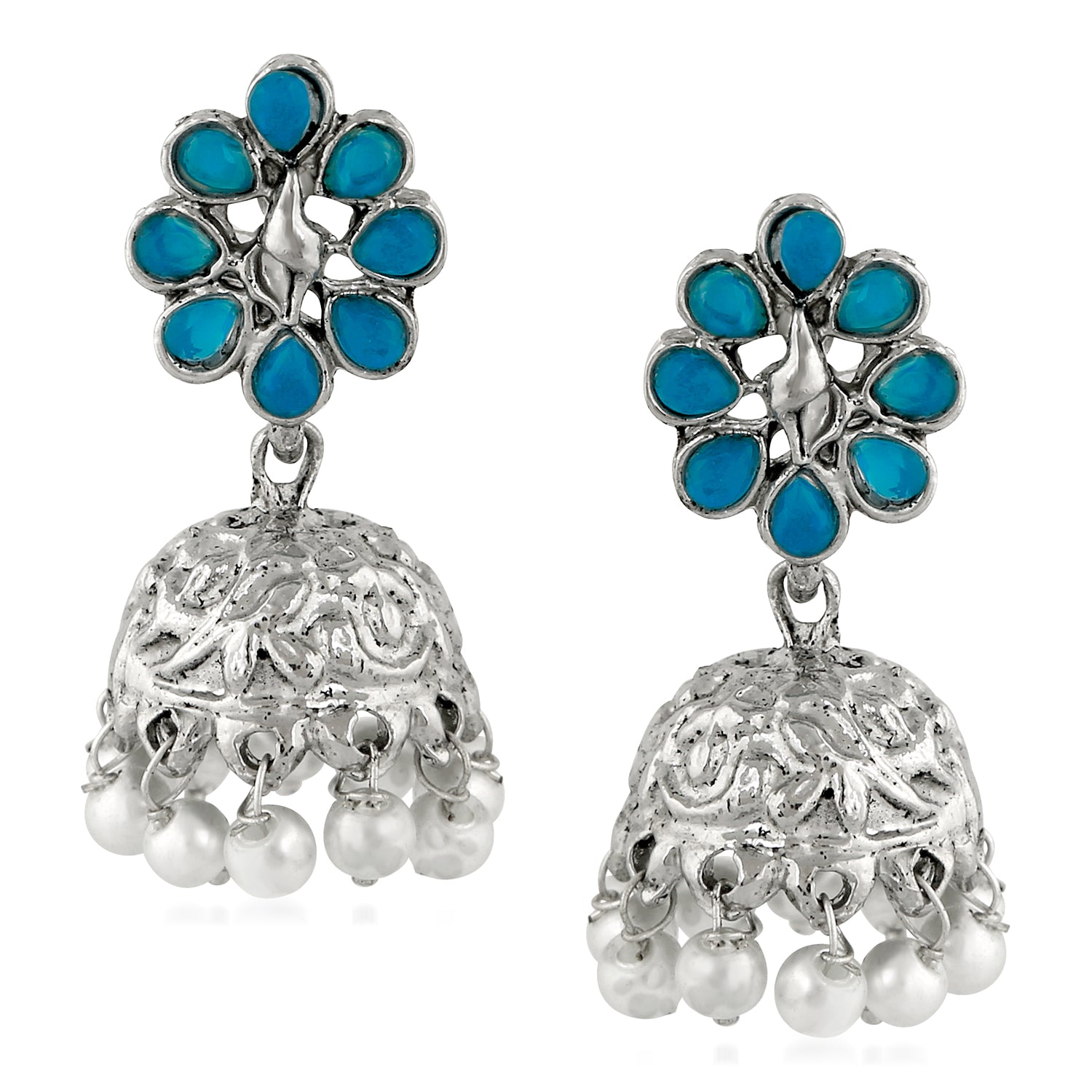 Traditional Ethnic Floral Jhumki Earring