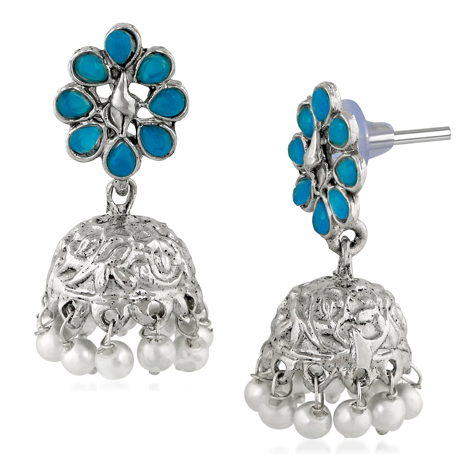 Traditional Ethnic Floral Jhumki Earring