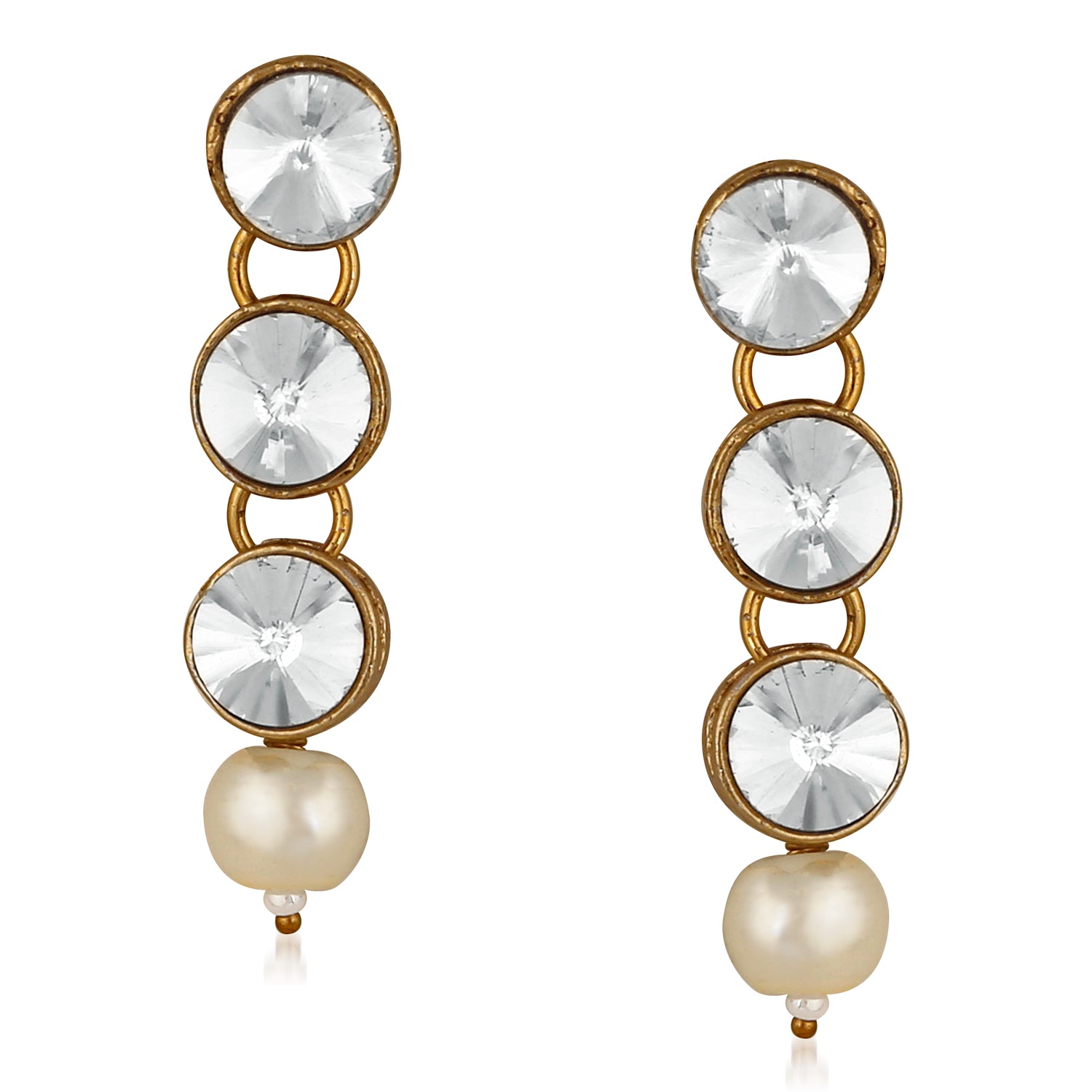 Traditional Necklace Set with Kundan and Artificial Pearl