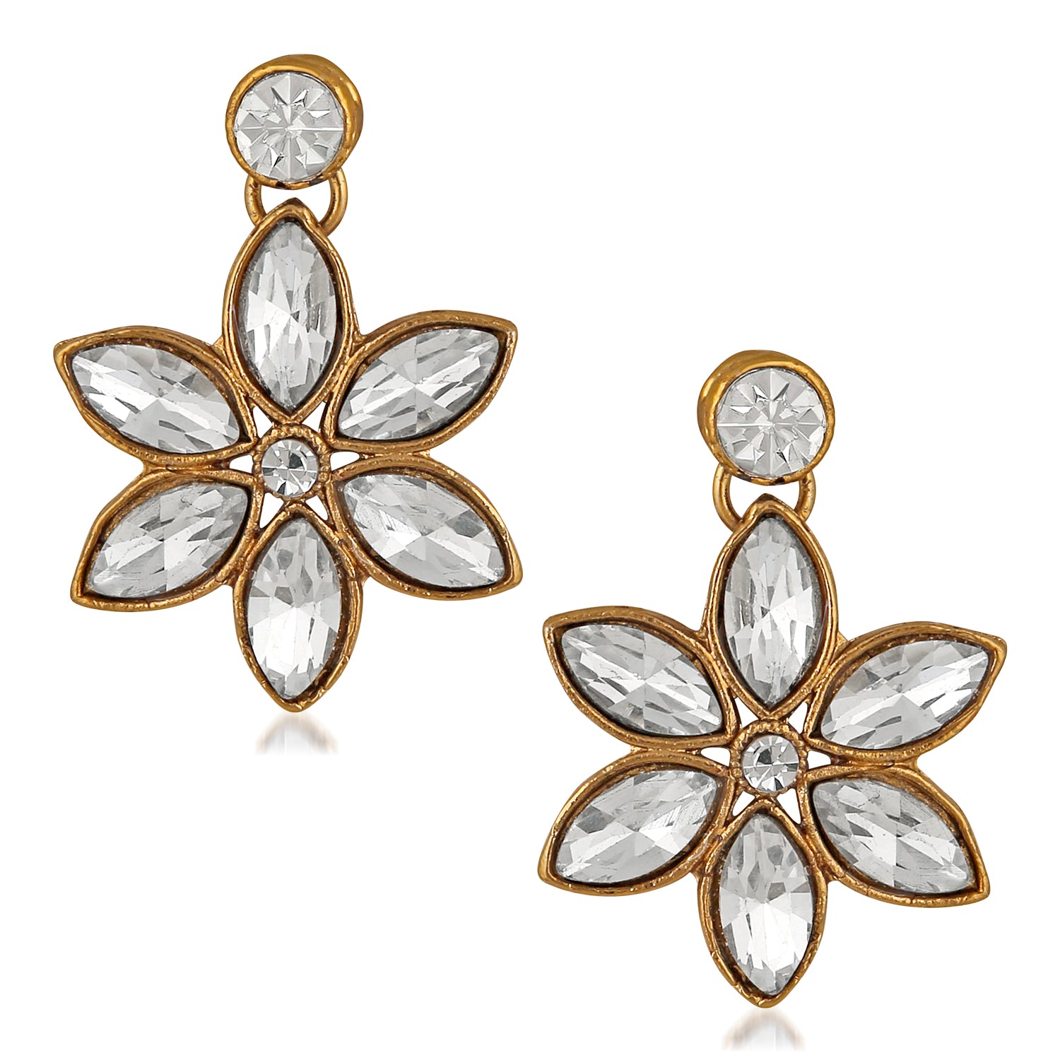 Floral Traditional Necklace Set with Jewellery Kundan and Artificial Pearl